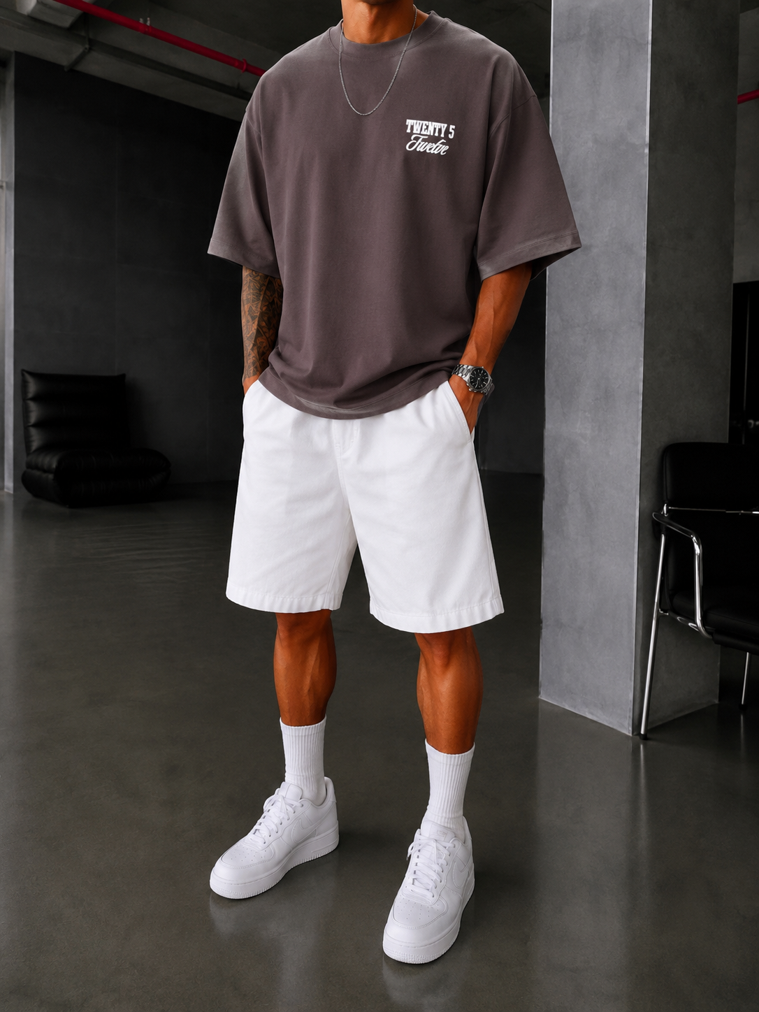 Everything  Spreyli Oversize T-Shirt  - Kahve