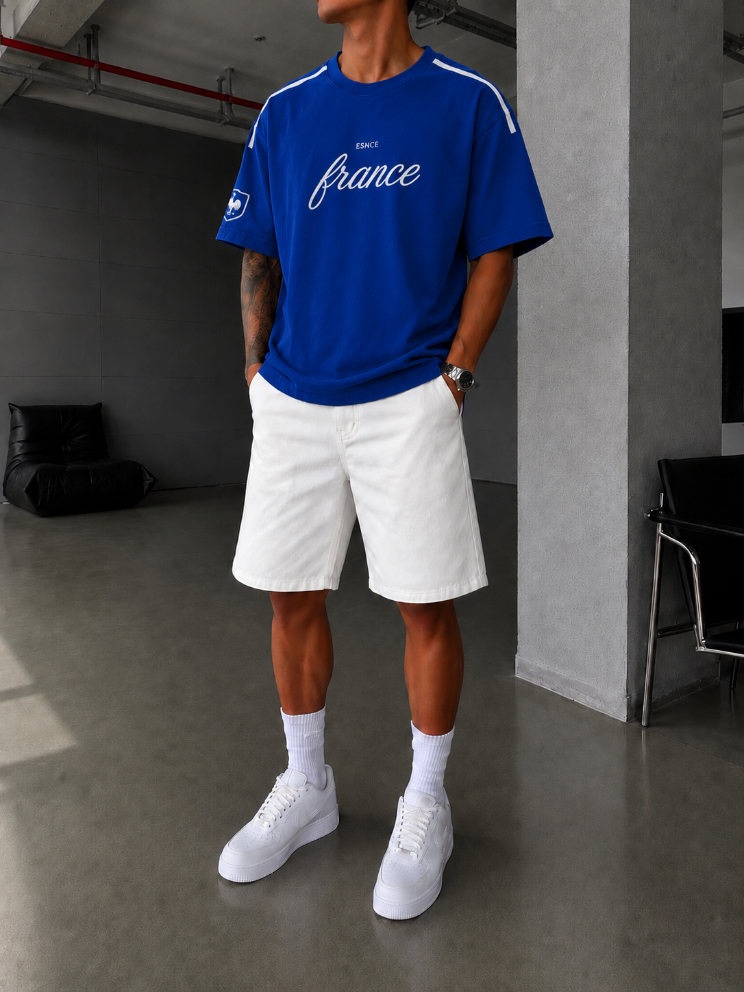France Script Oversize T-Shirt 