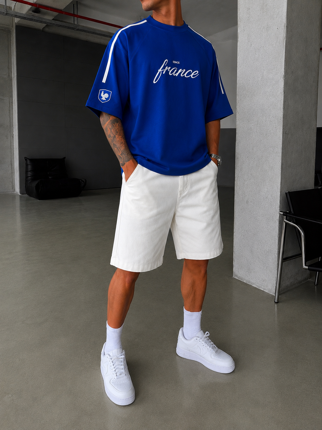 France Script Oversize T-Shirt 