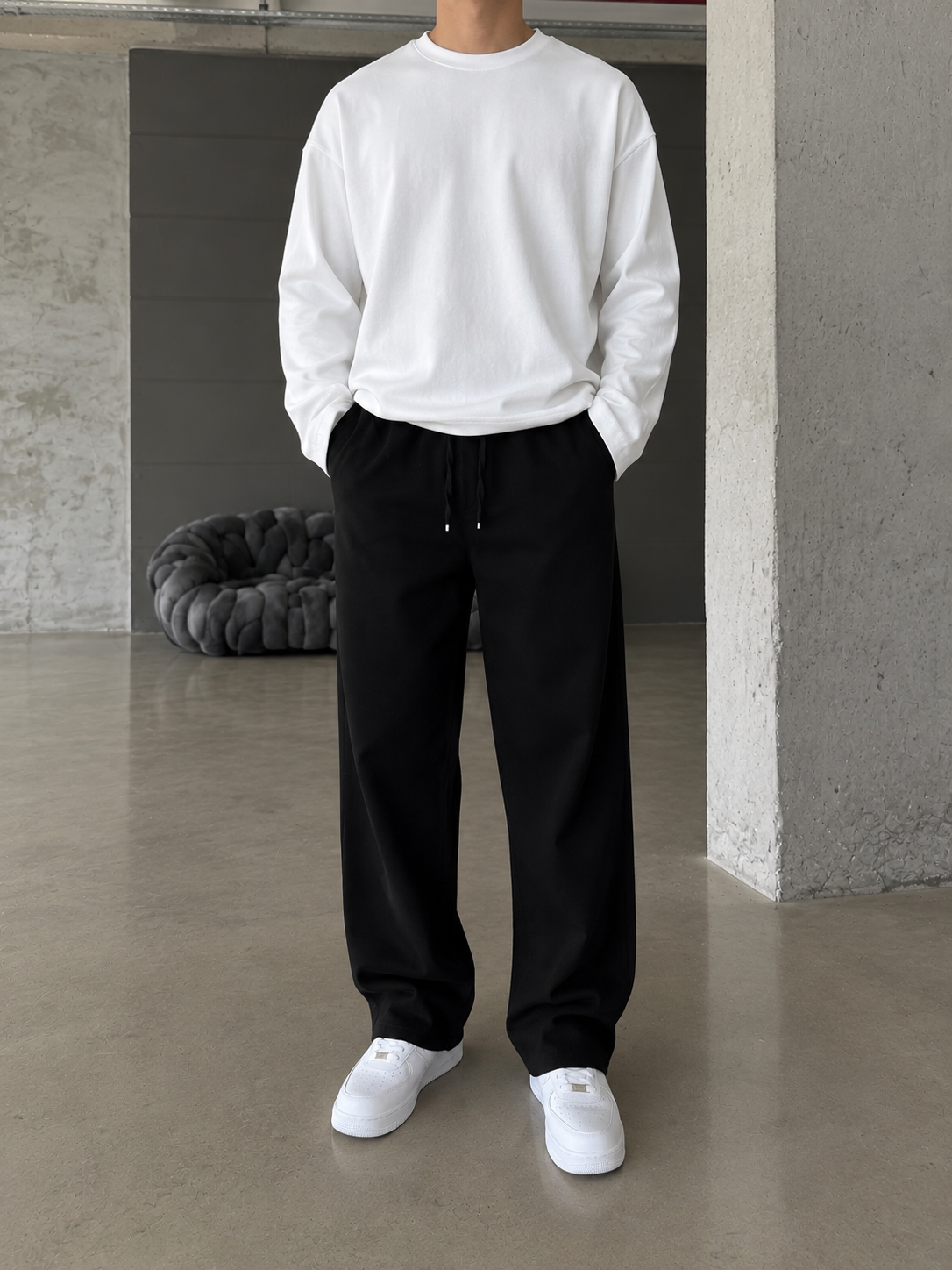 Gabardin Premium Kumaş Baggy Pantolon
