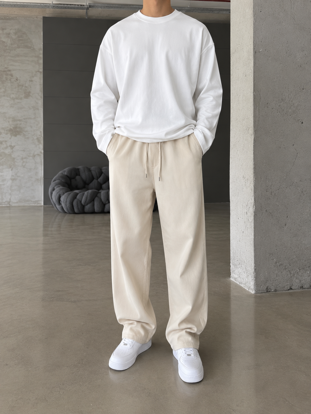 Gabardin Premium Kumaş Baggy Pantolon