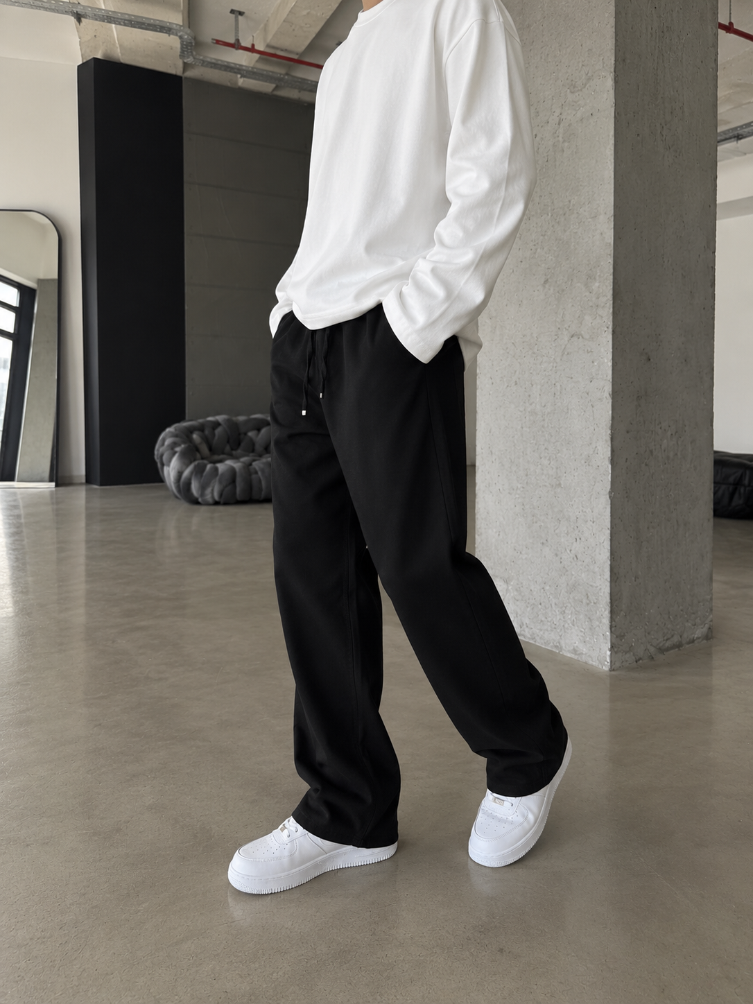 Gabardin Premium Kumaş Baggy Pantolon