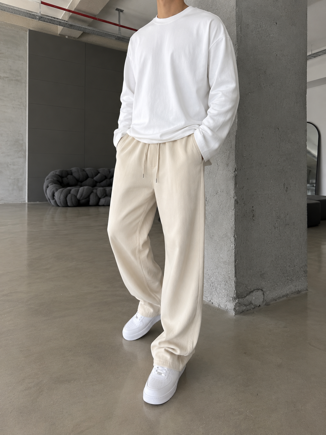 Gabardin Premium Kumaş Baggy Pantolon