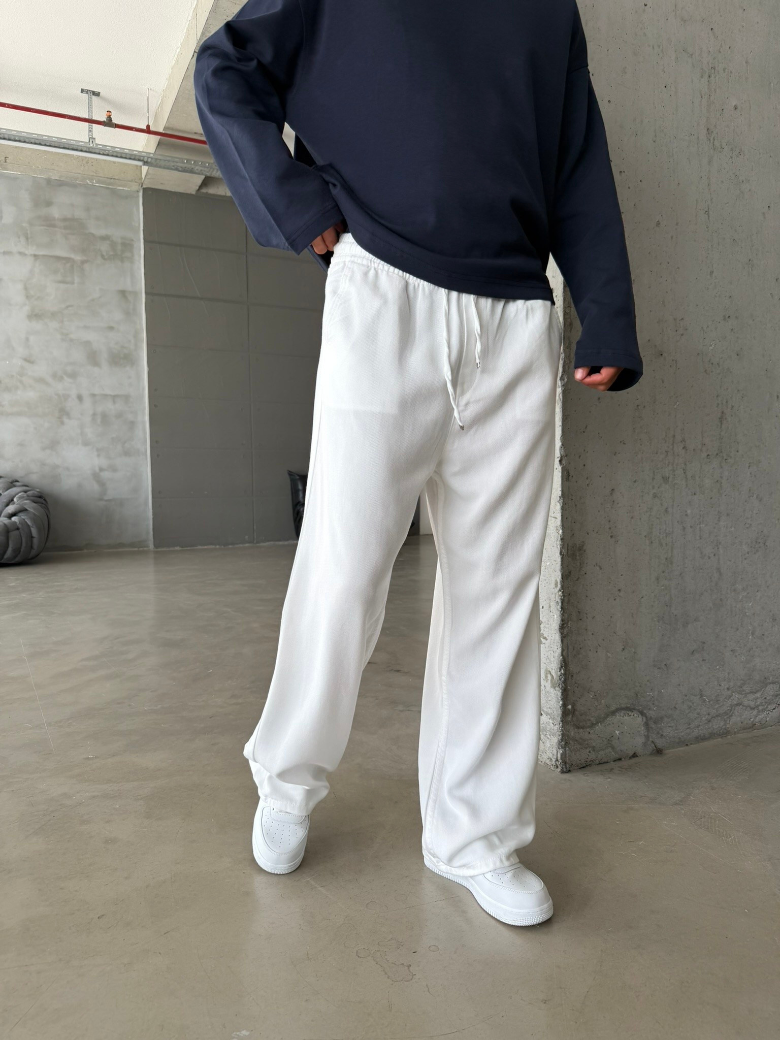 Gabardin Premium Kumaş Baggy Pantolon