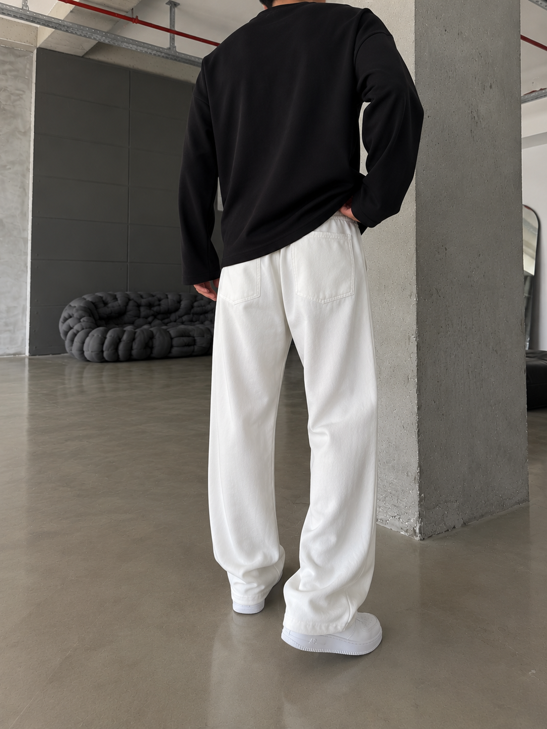 Gabardin Premium Kumaş Baggy Pantolon