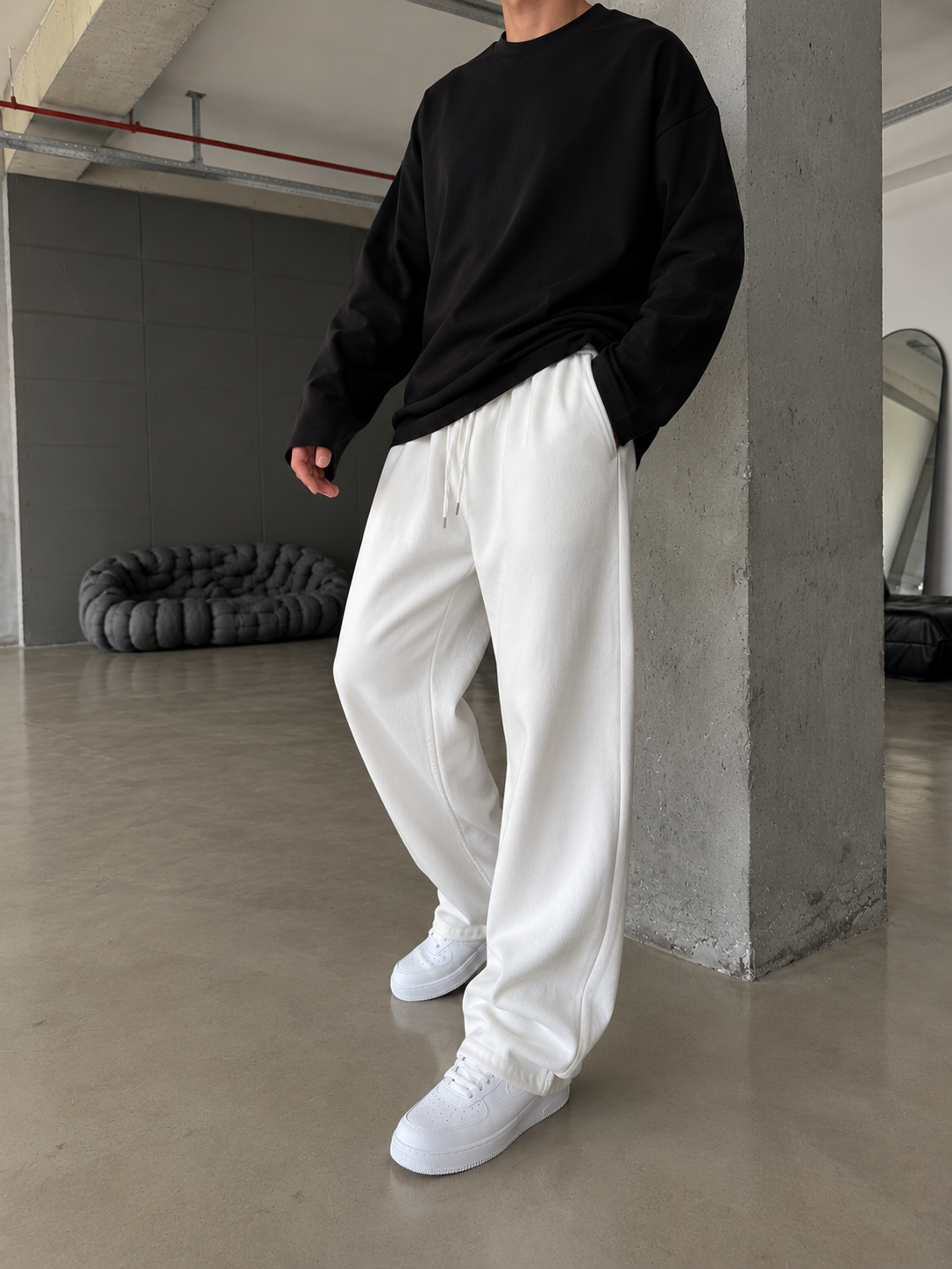 Gabardin Premium Kumaş Baggy Pantolon
