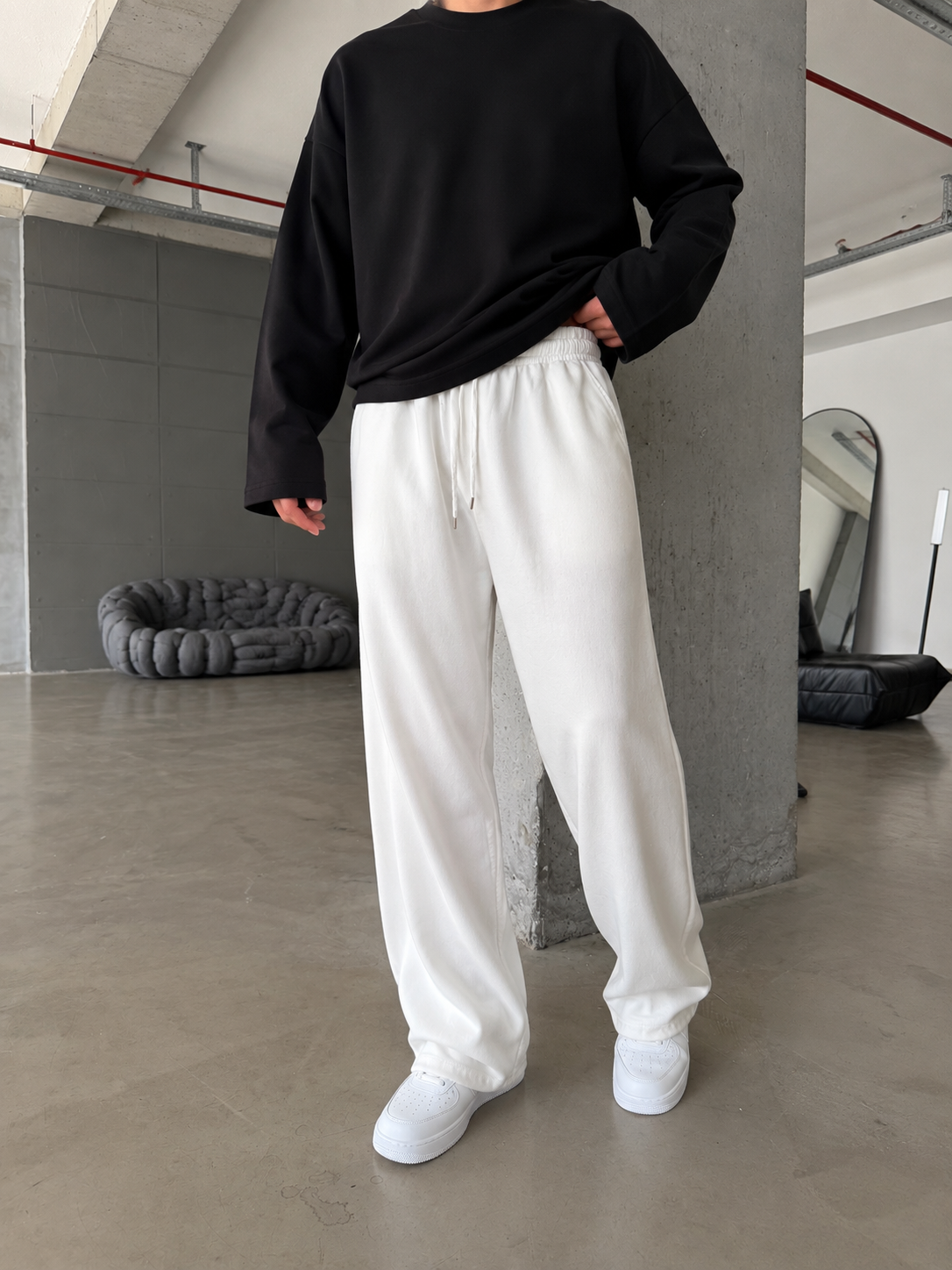 Gabardin Premium Kumaş Baggy Pantolon