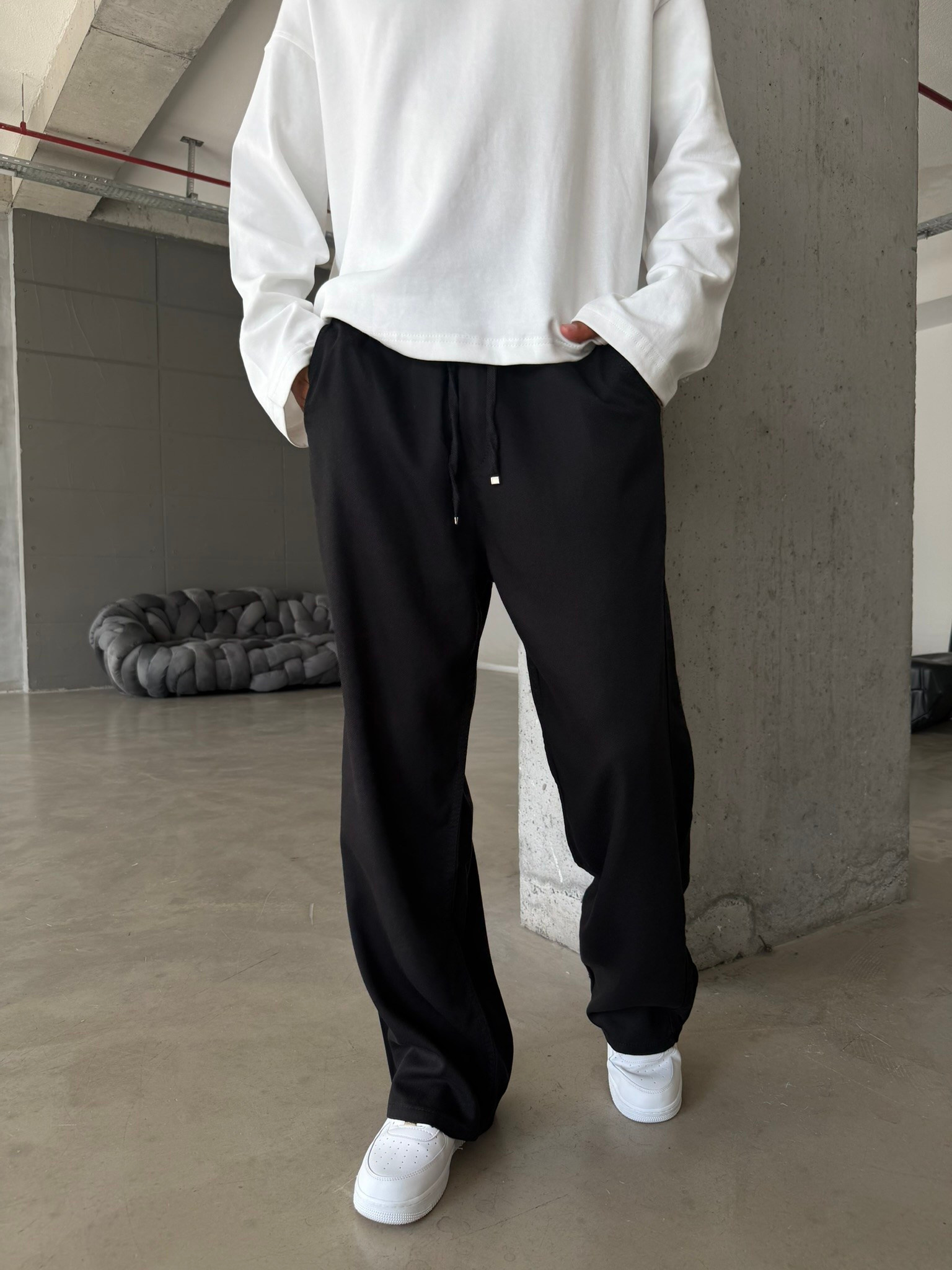 Gabardin Premium Kumaş Baggy Pantolon
