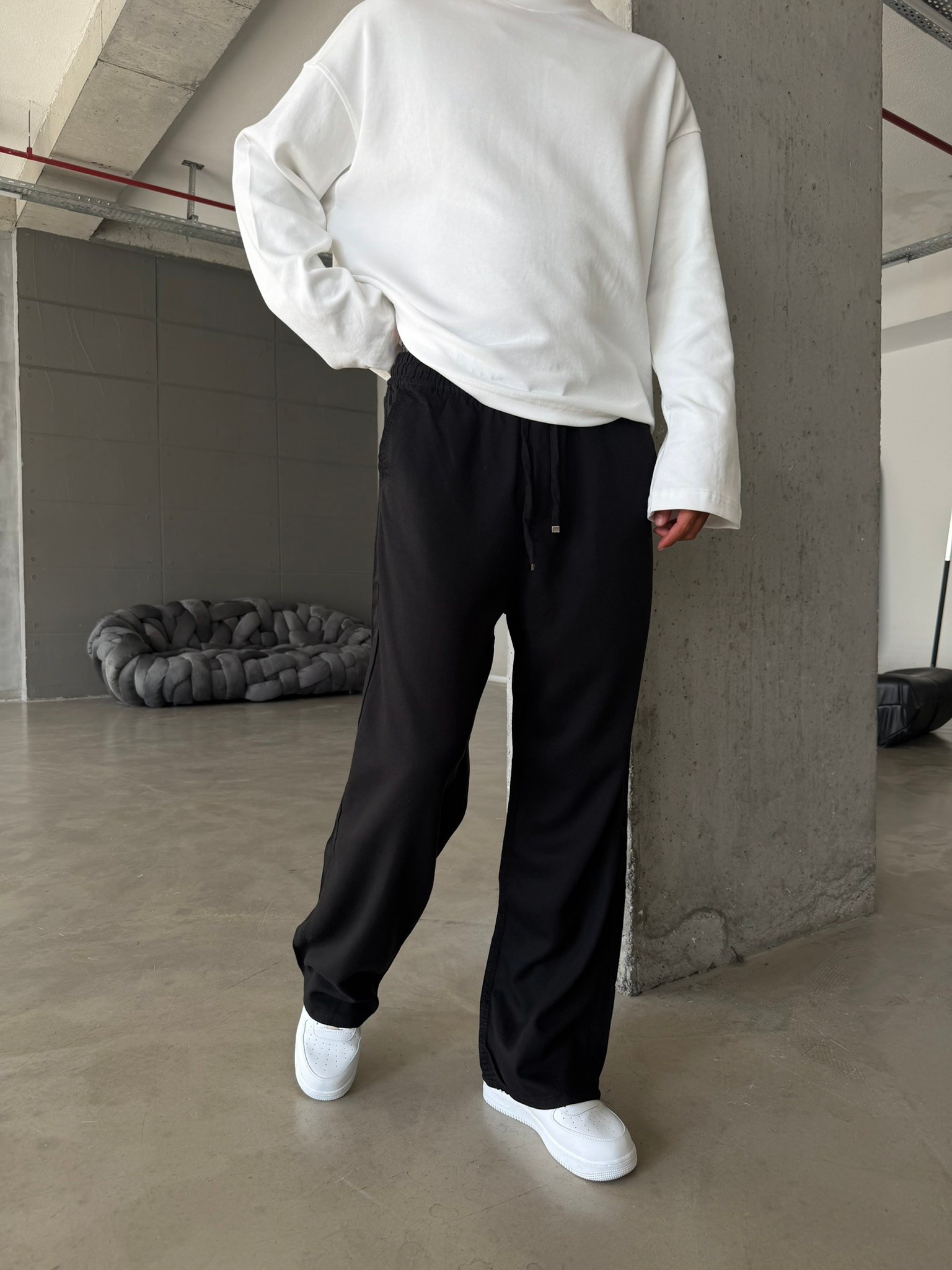 Gabardin Premium Kumaş Baggy Pantolon