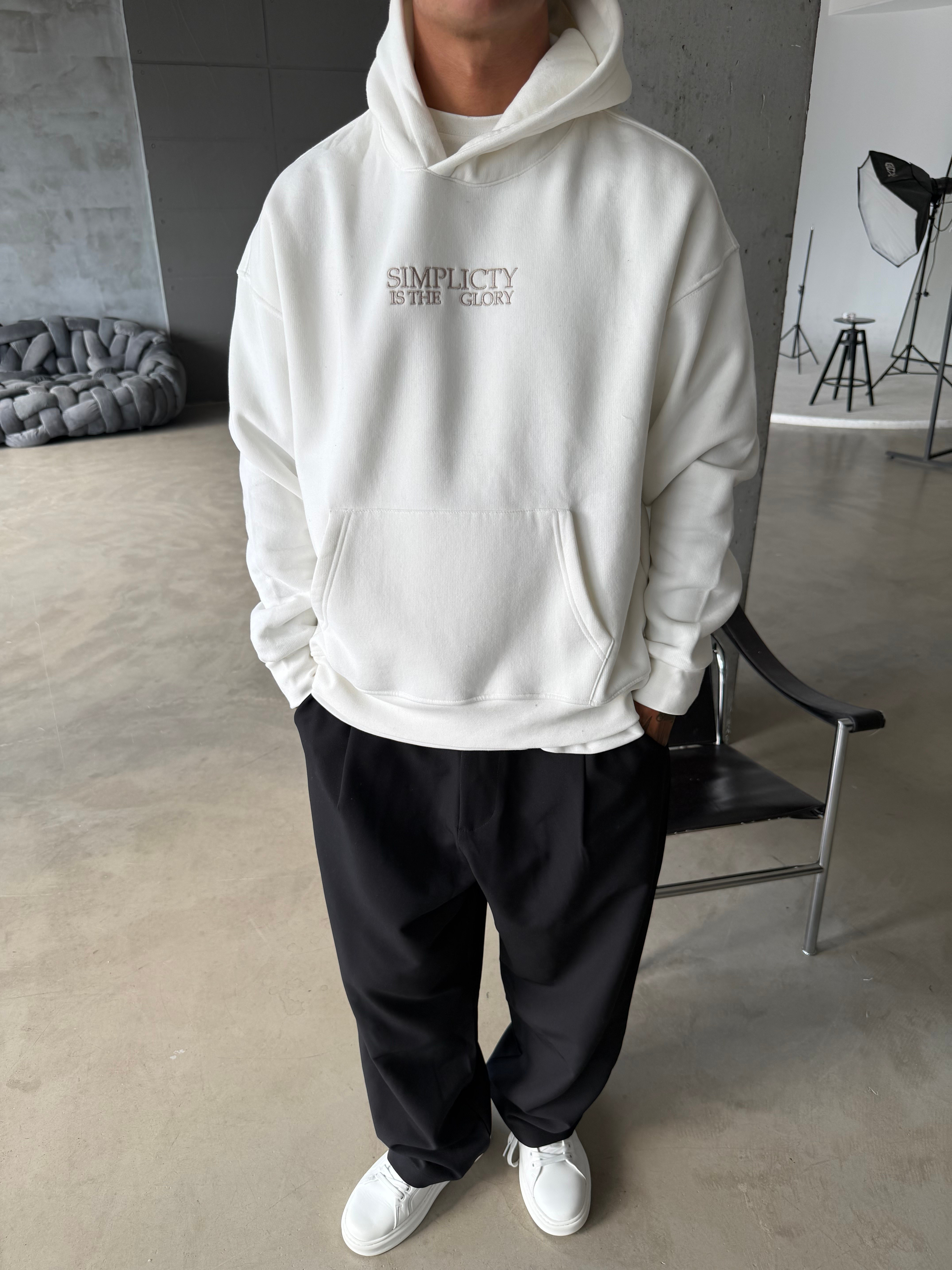 Glory Serpent Sırt Baskılı Oversize Hoodie