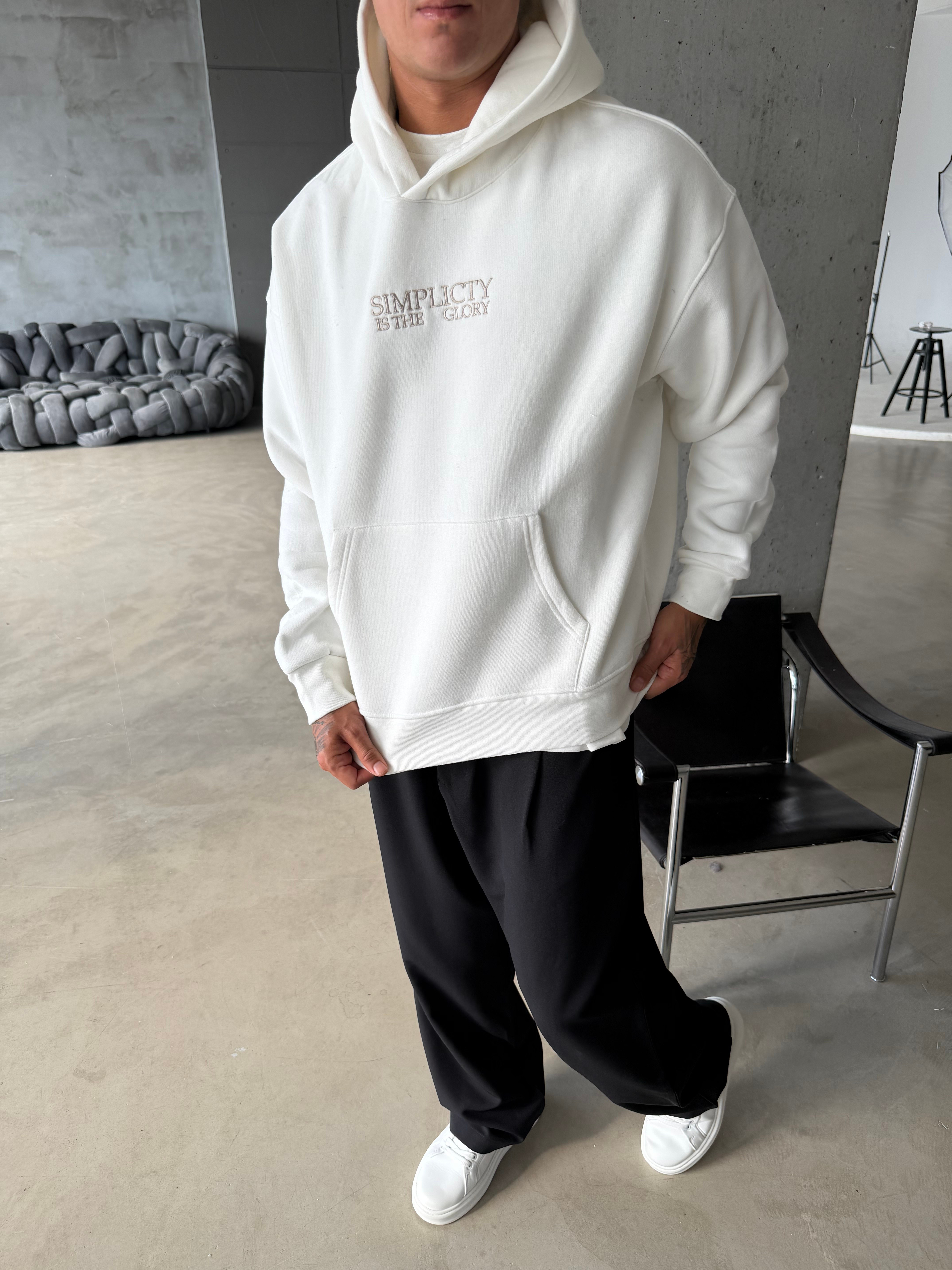 Glory Serpent Sırt Baskılı Oversize Hoodie