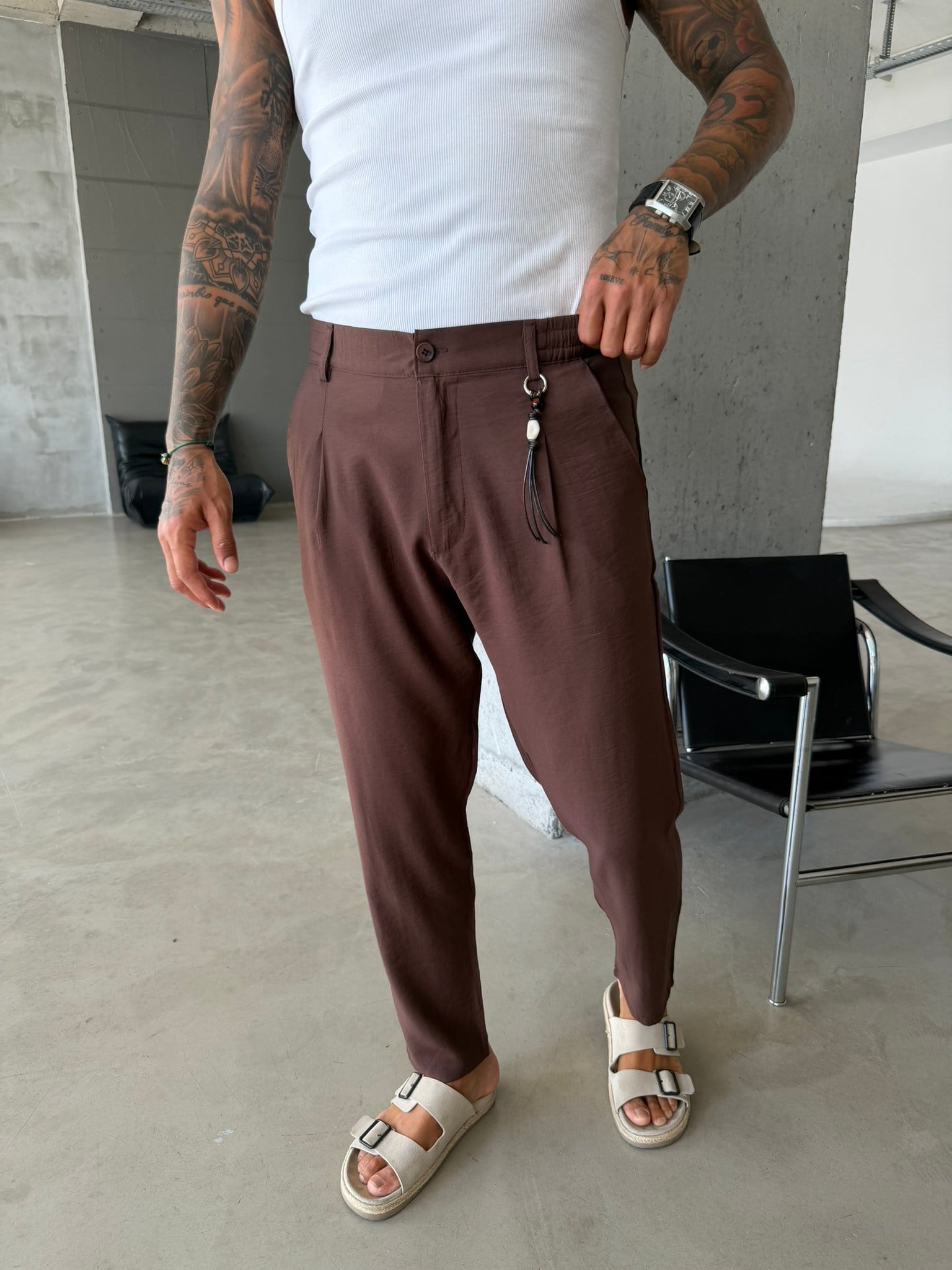 Havuç Kesim Tensel Pantolon