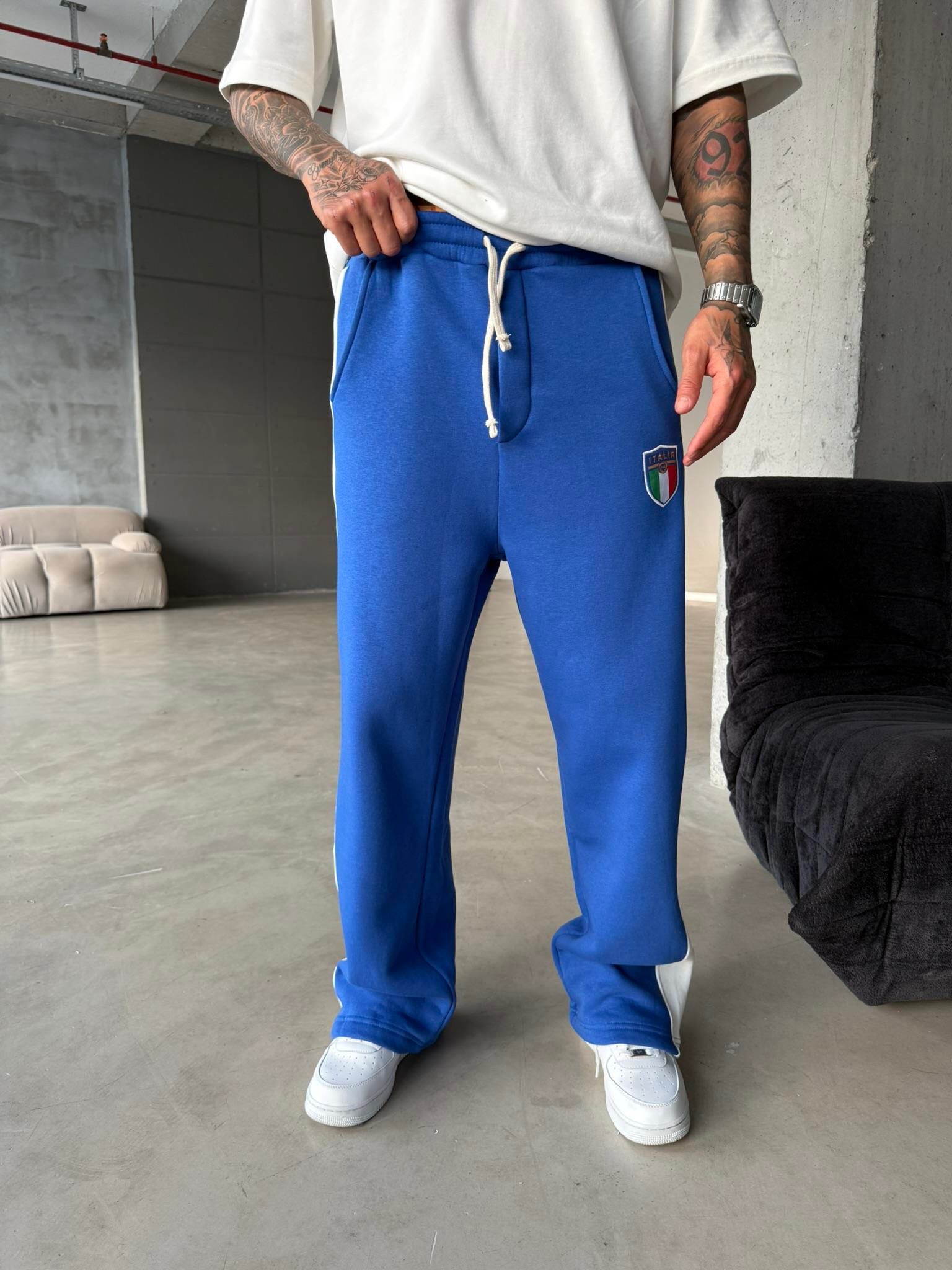 İtaly Premium Baggy Eşofman - Mavi