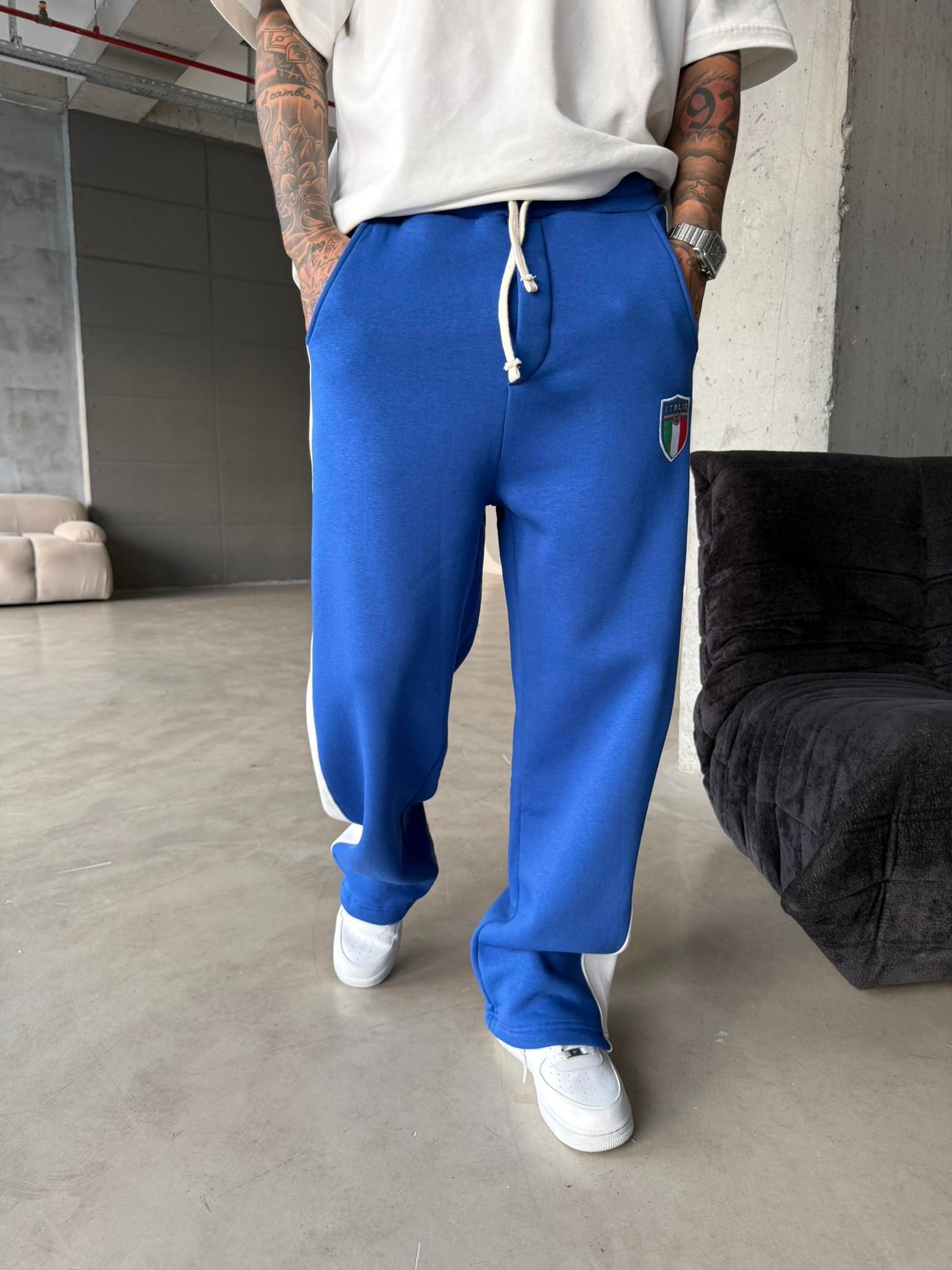 İtaly Premium Baggy Eşofman - Mavi