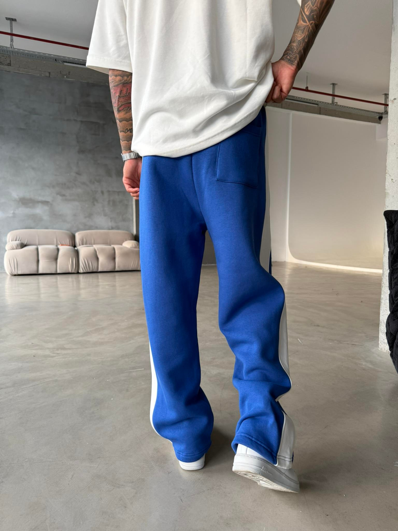 İtaly Premium Baggy Eşofman - Mavi