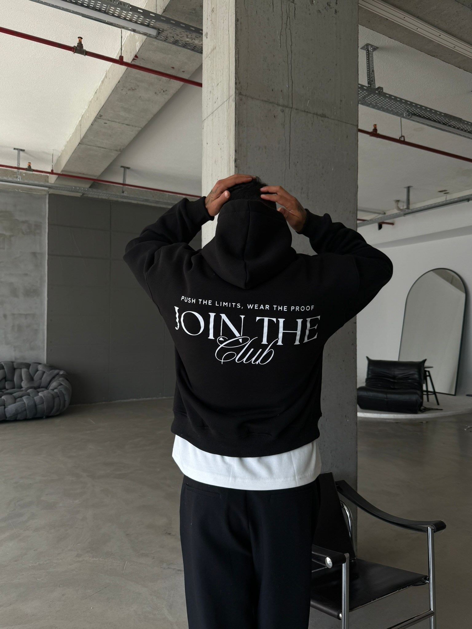 Joın The Premium Basklı Sweatshirt