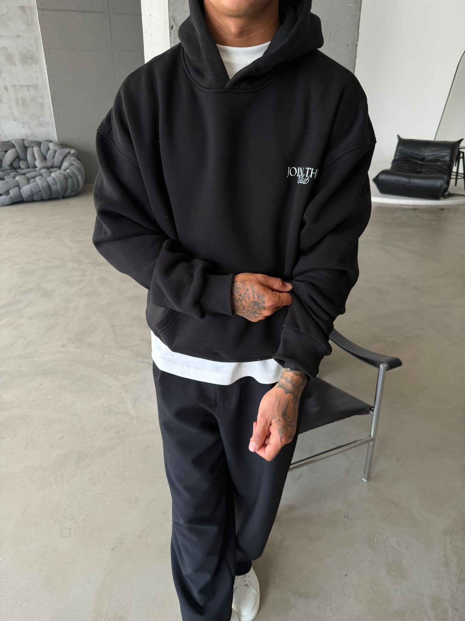 Joın The Premium Basklı Sweatshirt