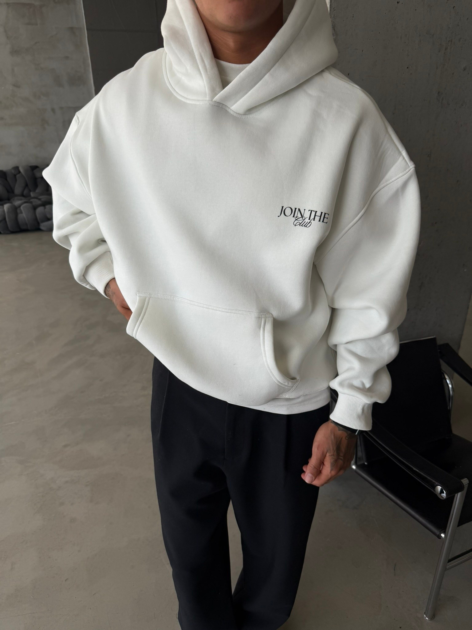 Joın The Premium Basklı Sweatshirt