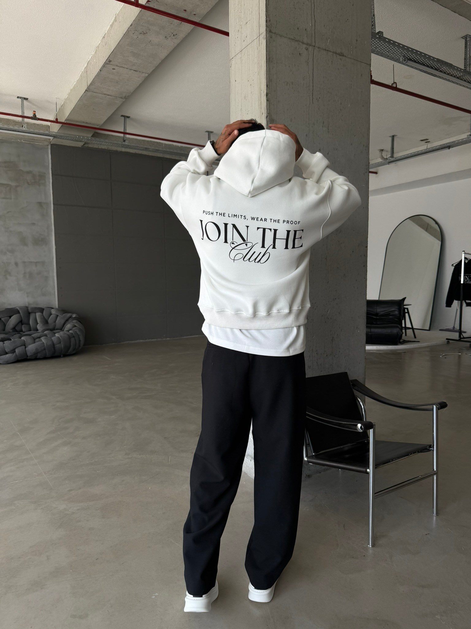 Joın The Premium Basklı Sweatshirt