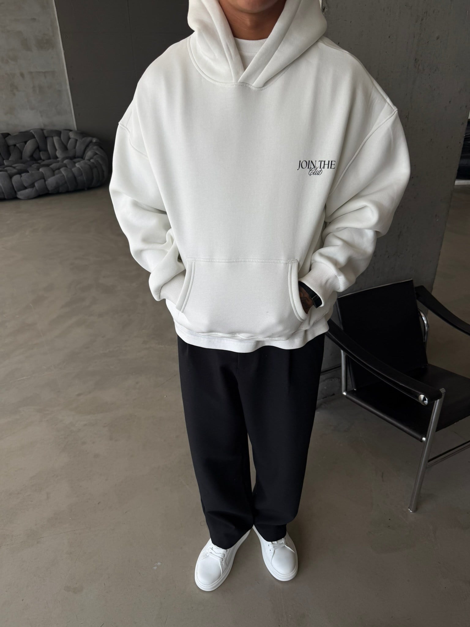 Joın The Premium Basklı Sweatshirt
