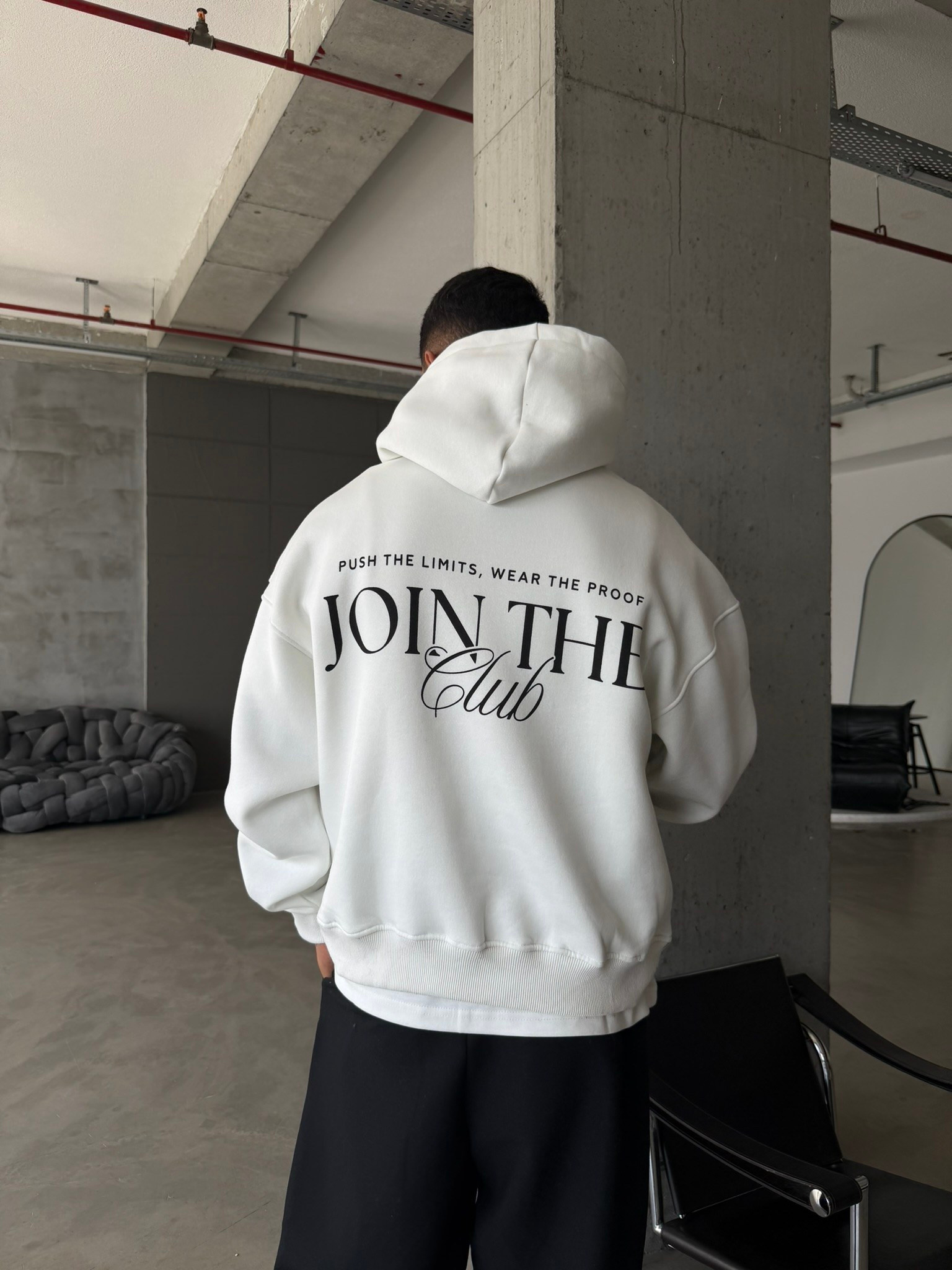 Joın The Premium Basklı Sweatshirt
