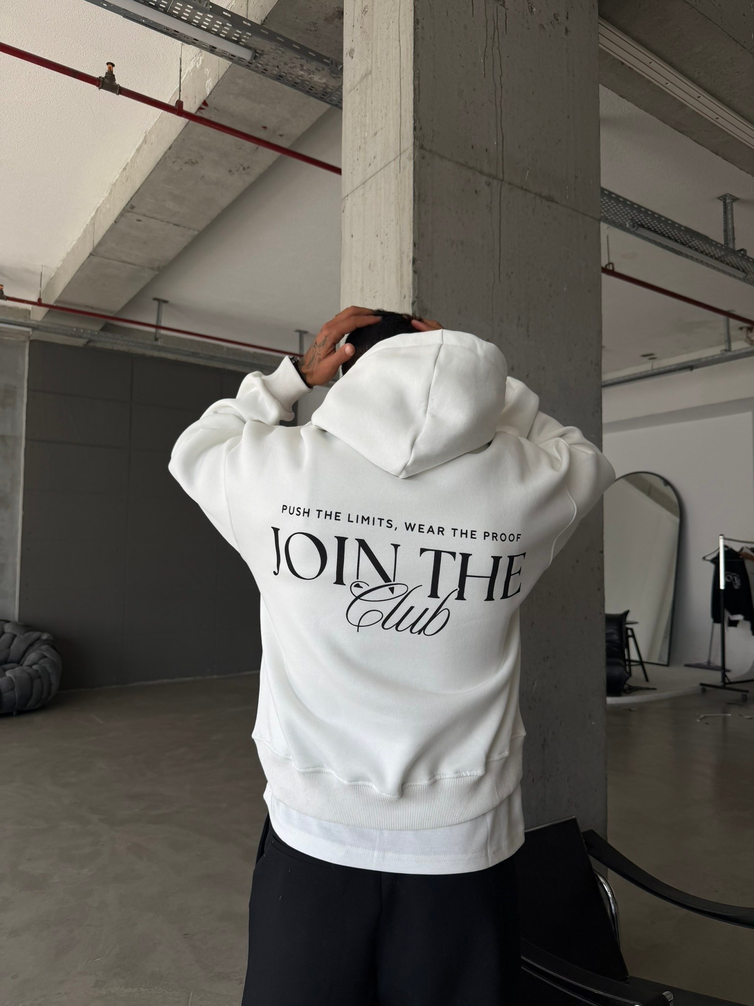 Joın The Premium Basklı Sweatshirt