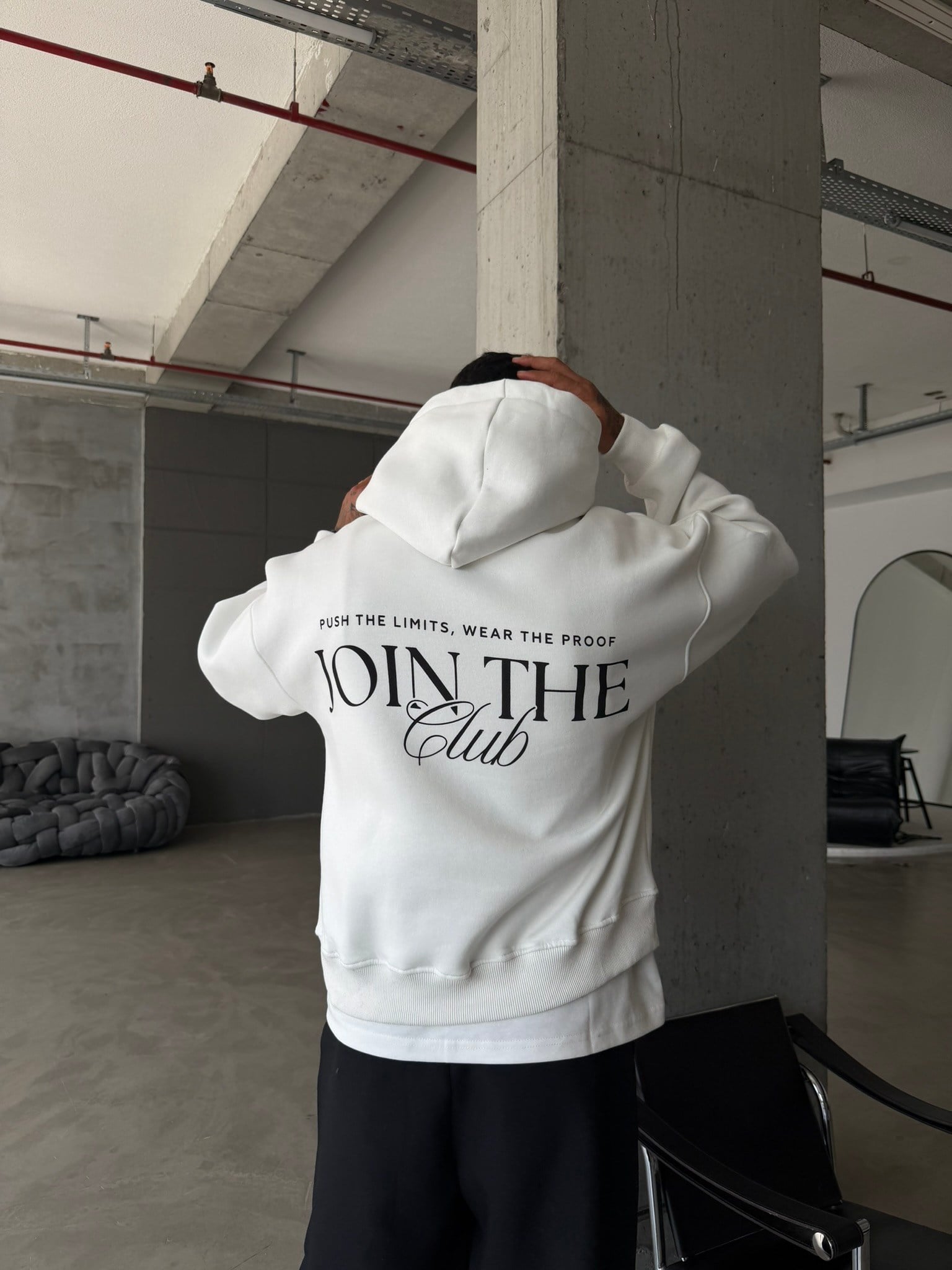 Joın The Premium Basklı Sweatshirt