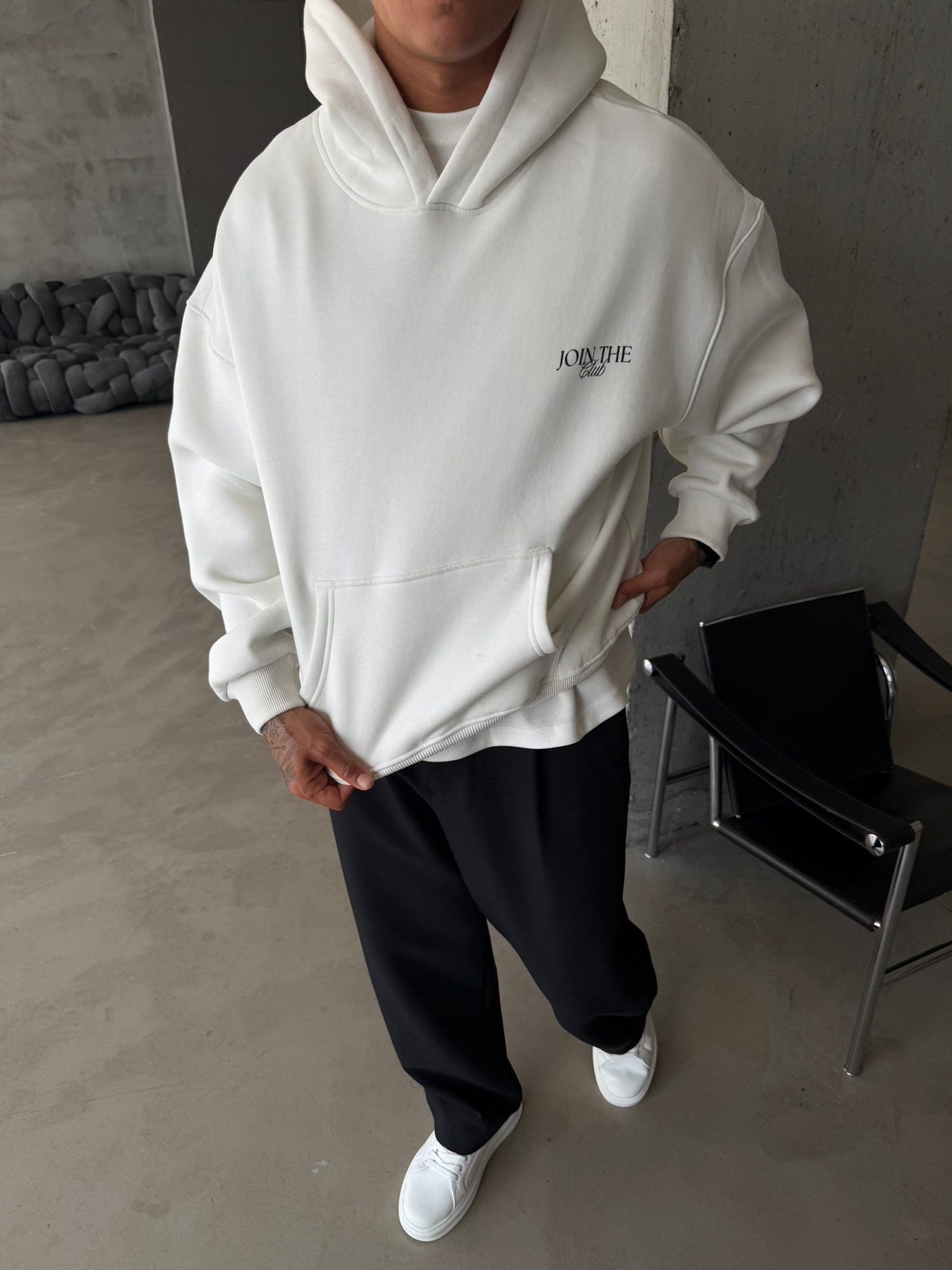 Joın The Premium Basklı Sweatshirt