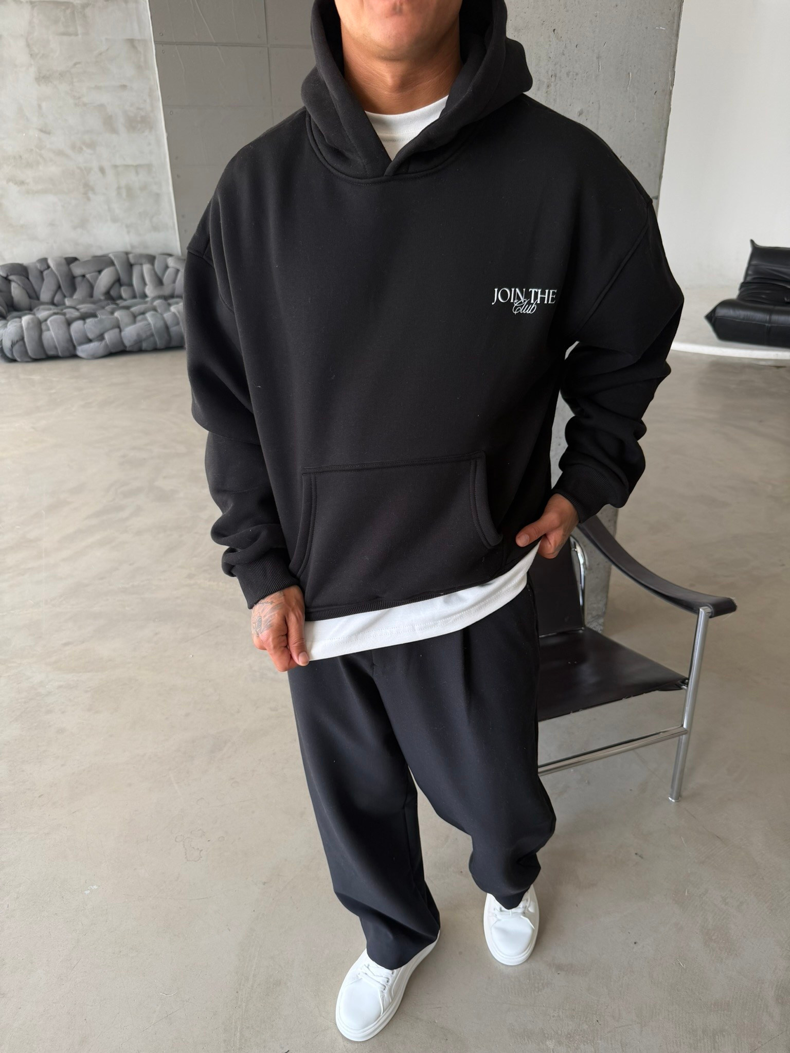Joın The Premium Basklı Sweatshirt
