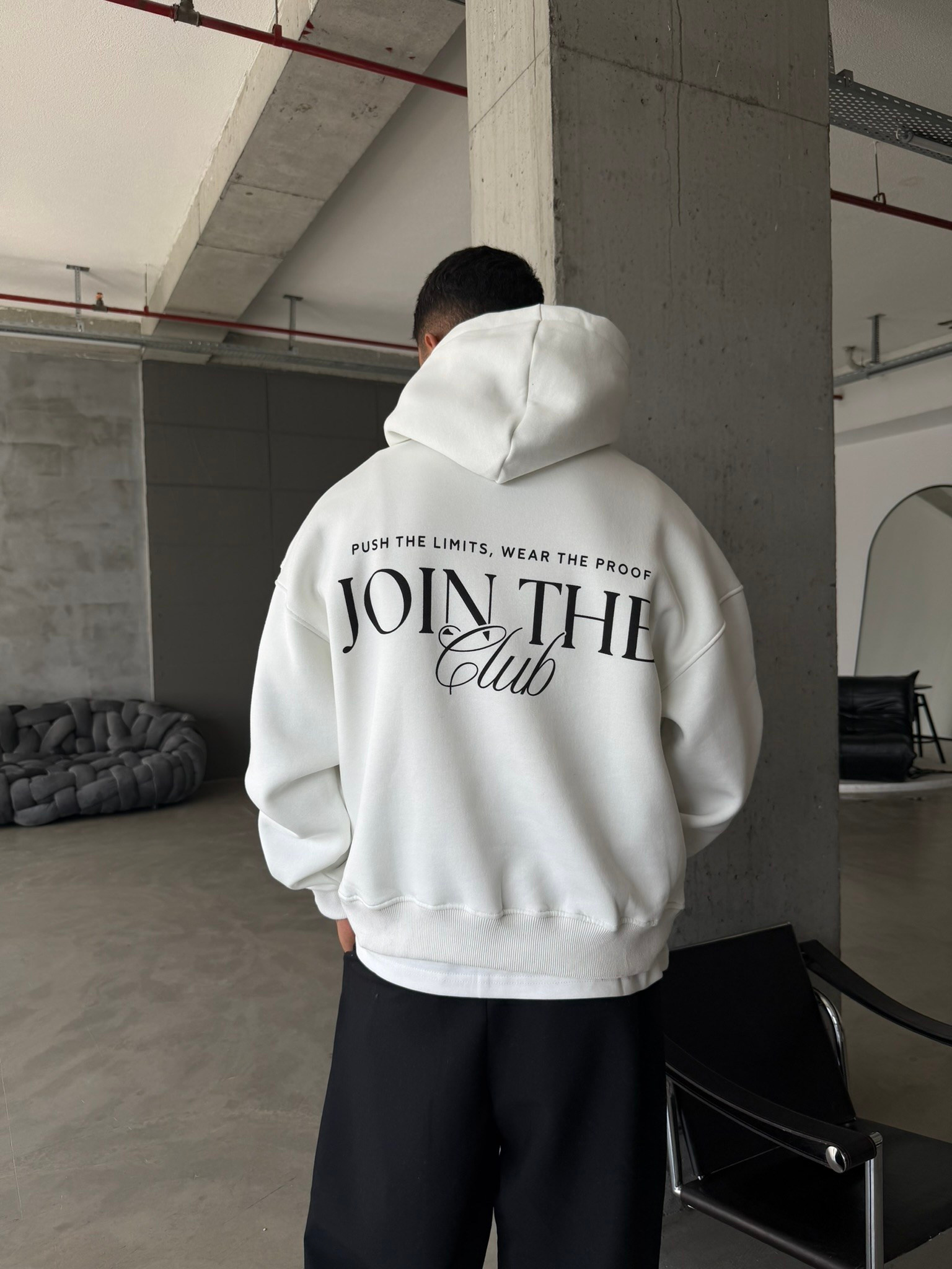 Joın The Premium Basklı Sweatshirt