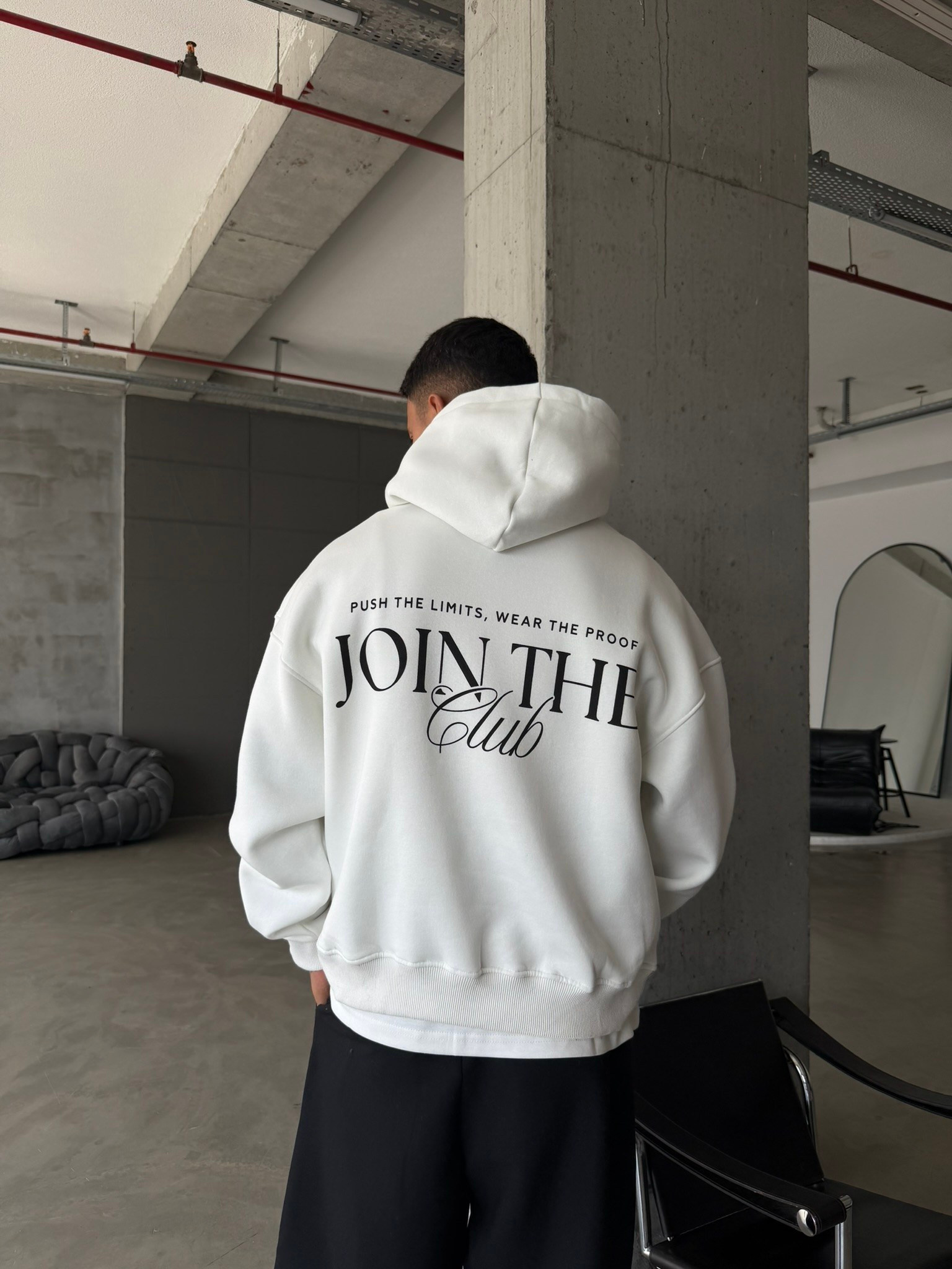 Joın The Premium Basklı Sweatshirt