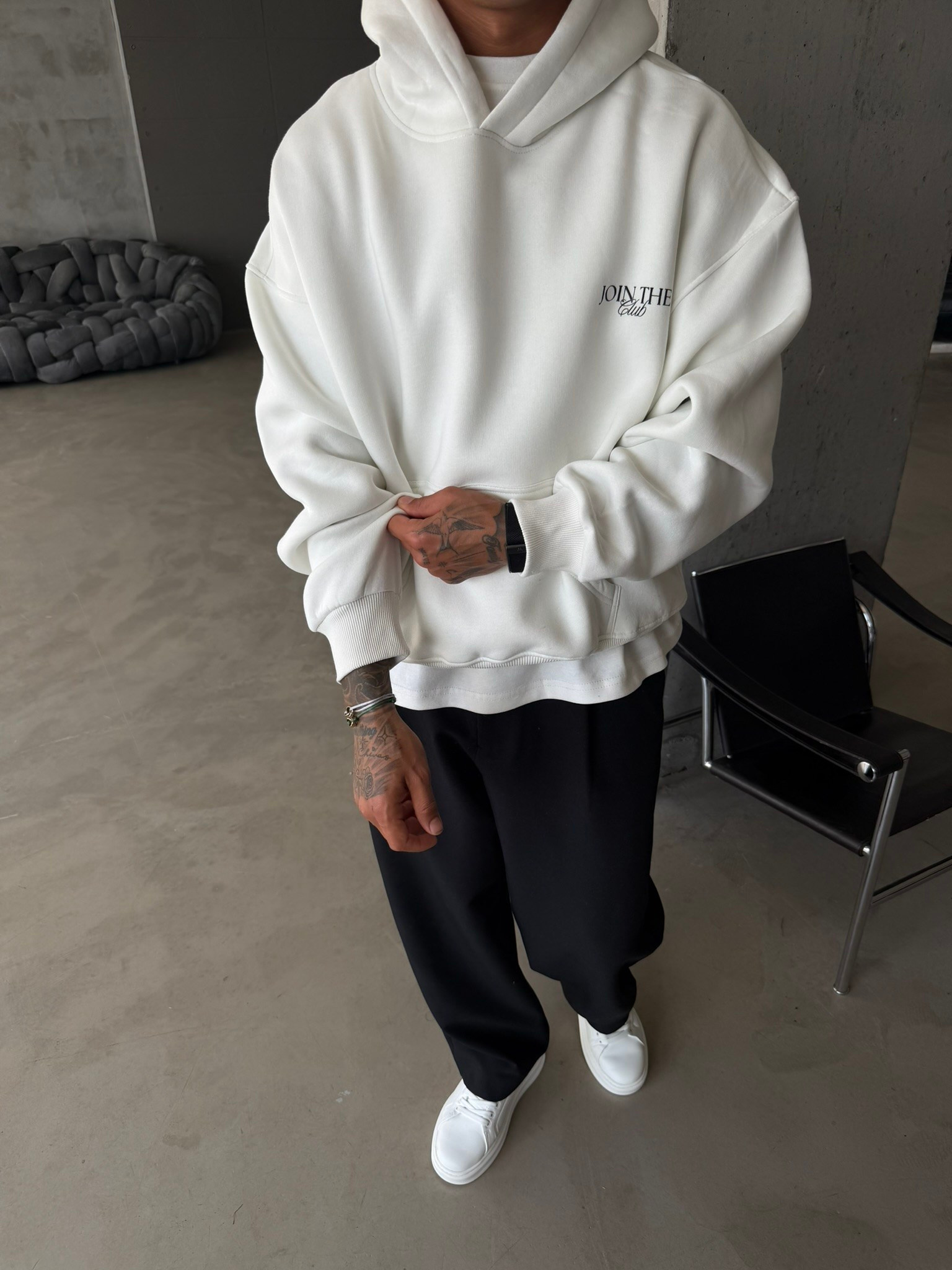 Joın The Premium Basklı Sweatshirt
