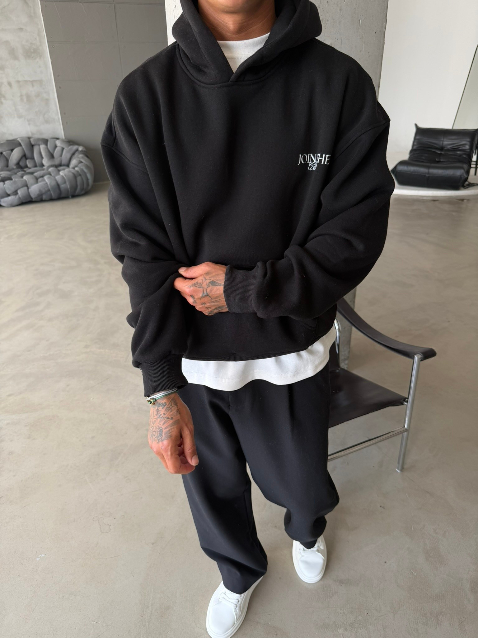 Joın The Premium Basklı Sweatshirt