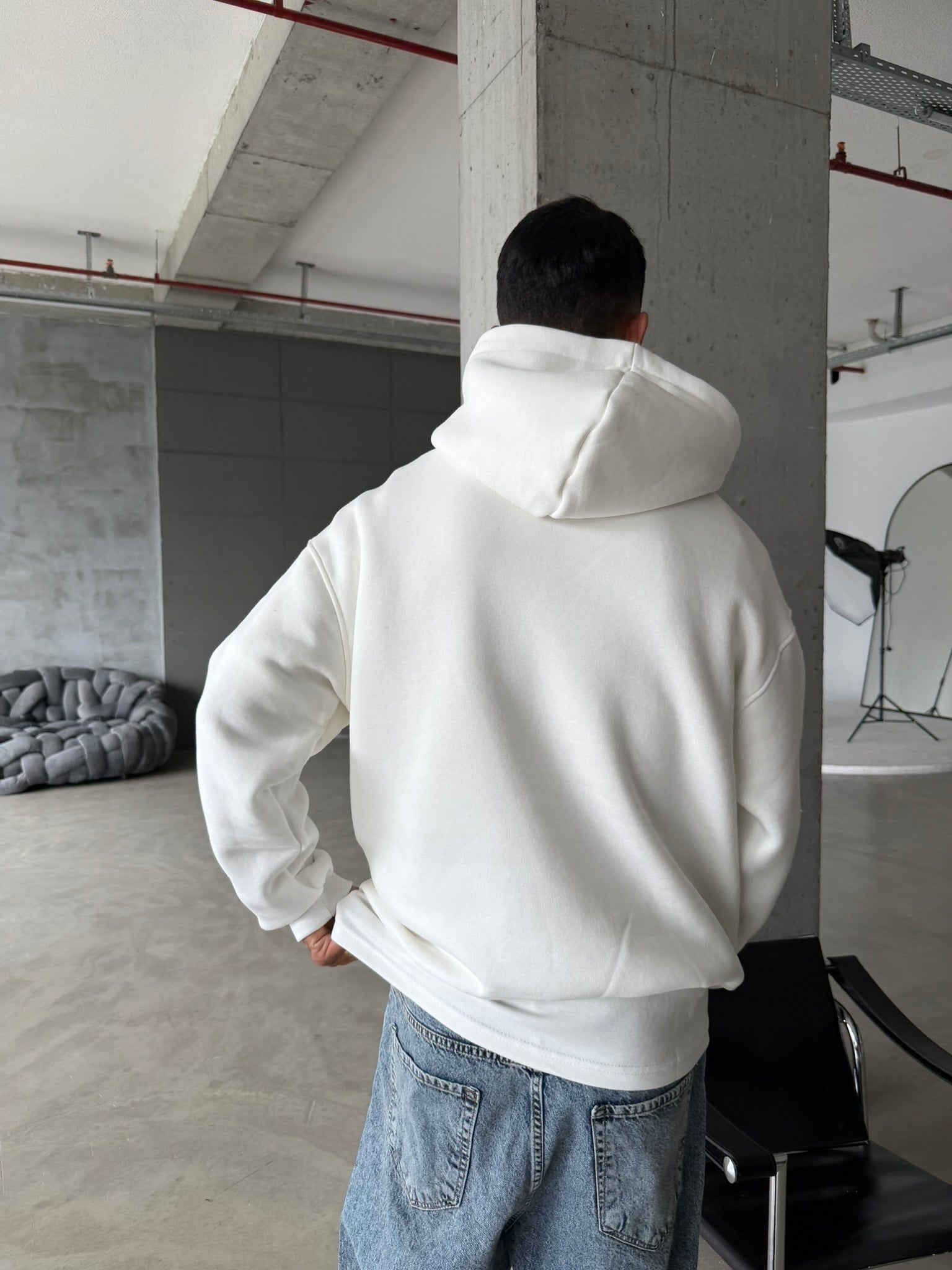 Keep Building Premium Acid Yıkama Hoodie