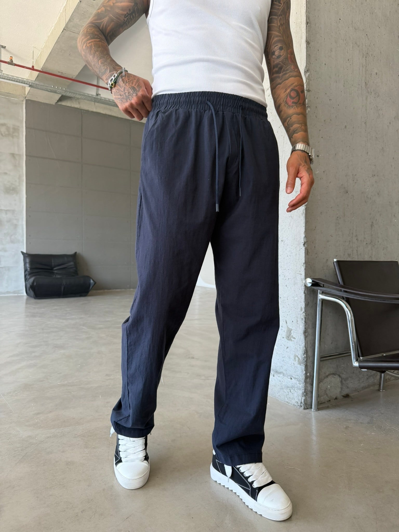 Keten Basic Pantolon - Lacivert