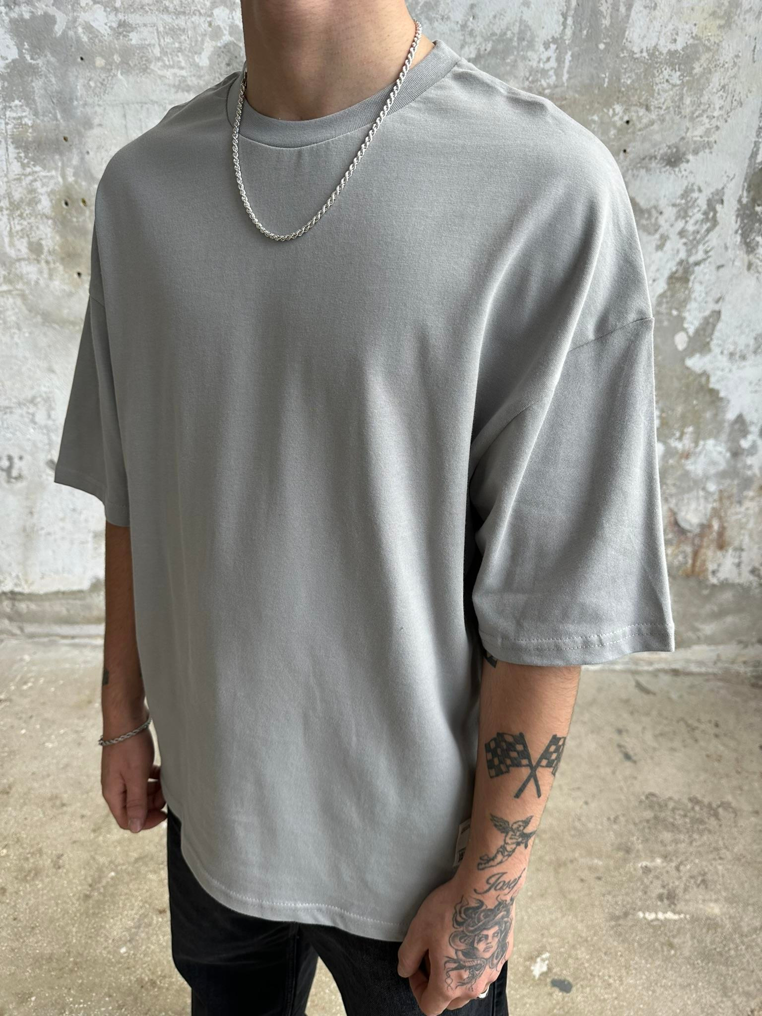 Love That Oversize T-Shirt  Ice Grey