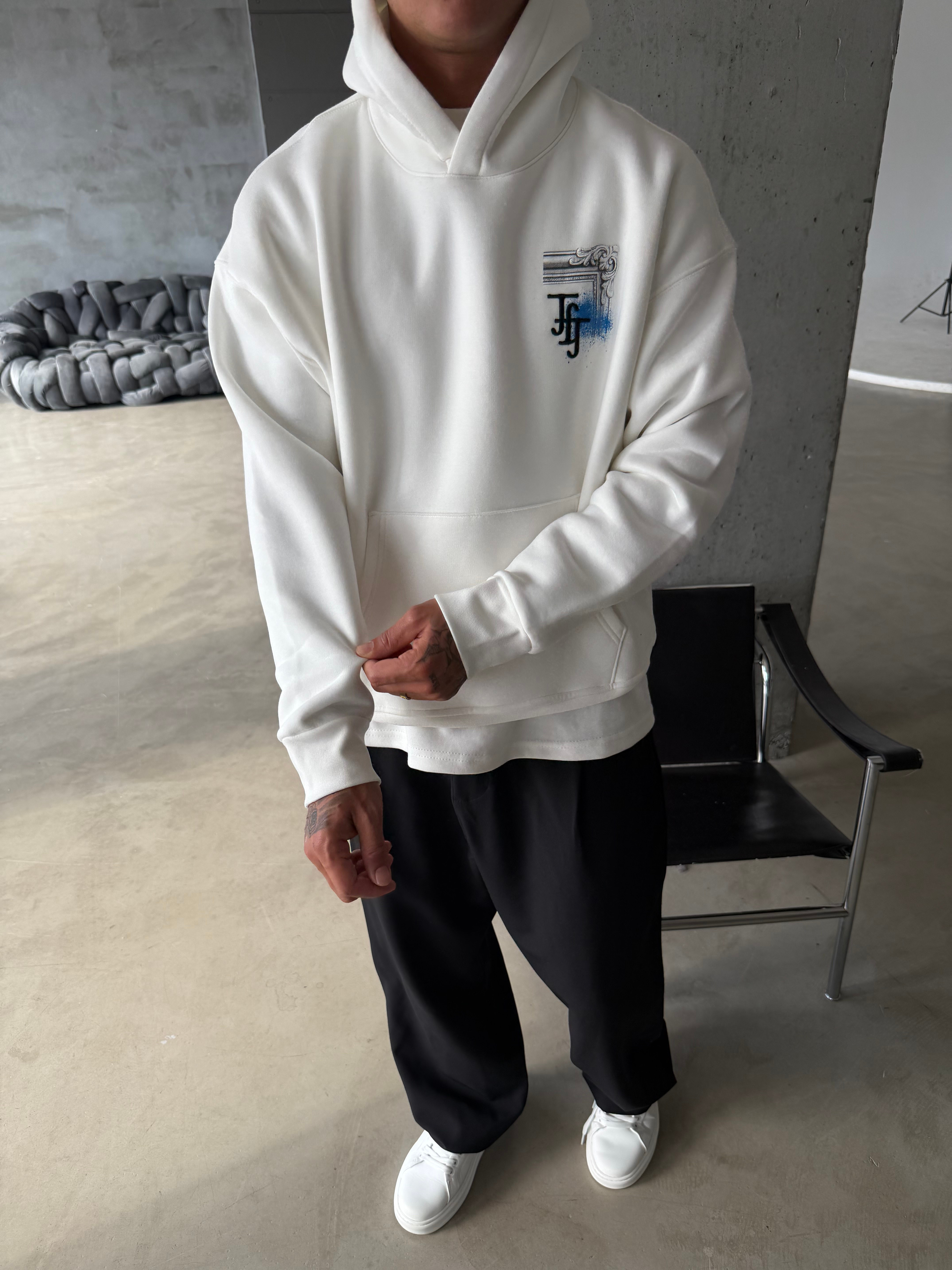 Loyalty Table Sırt Baskılı Oversize Hoodie