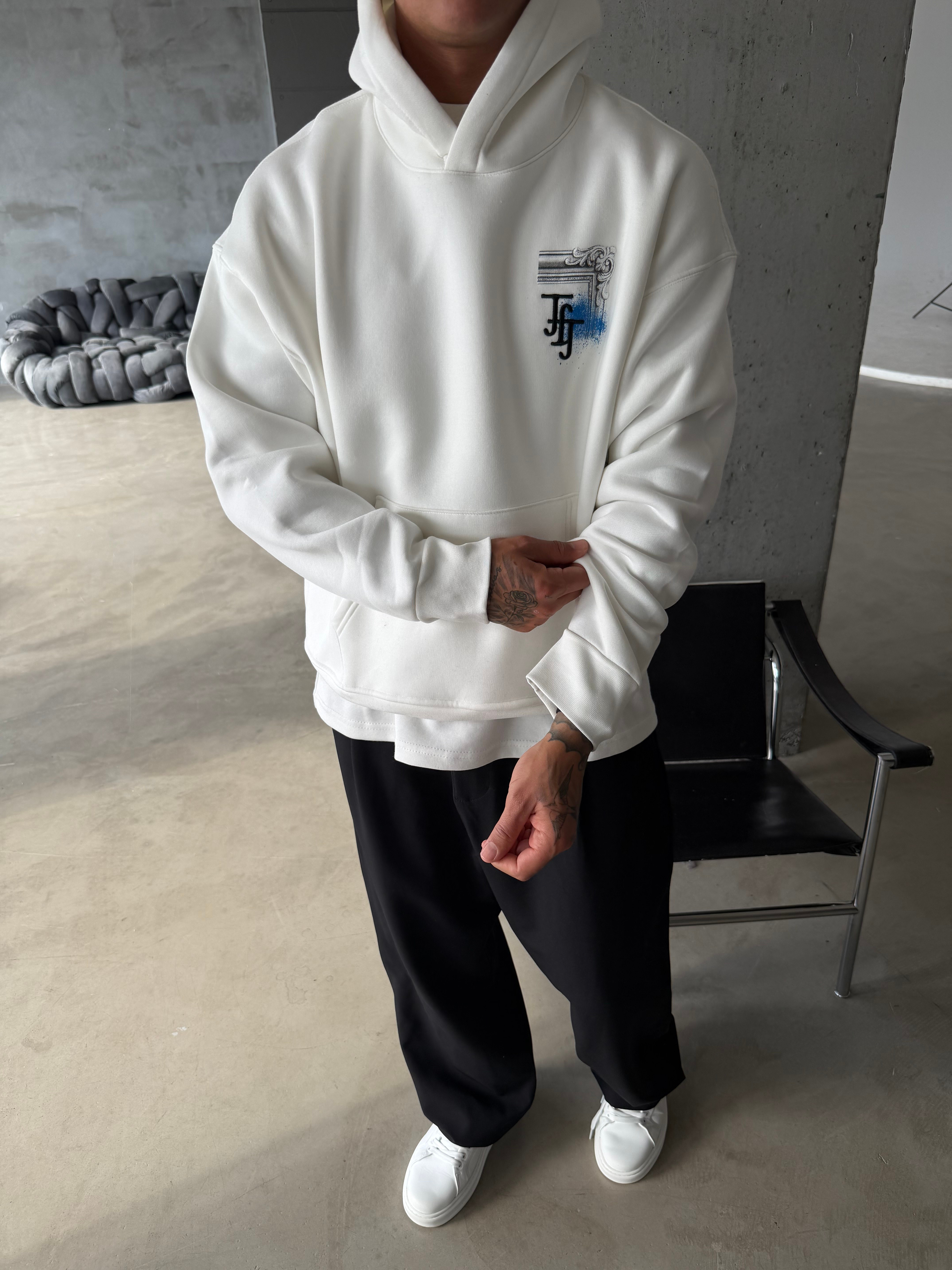 Loyalty Table Sırt Baskılı Oversize Hoodie