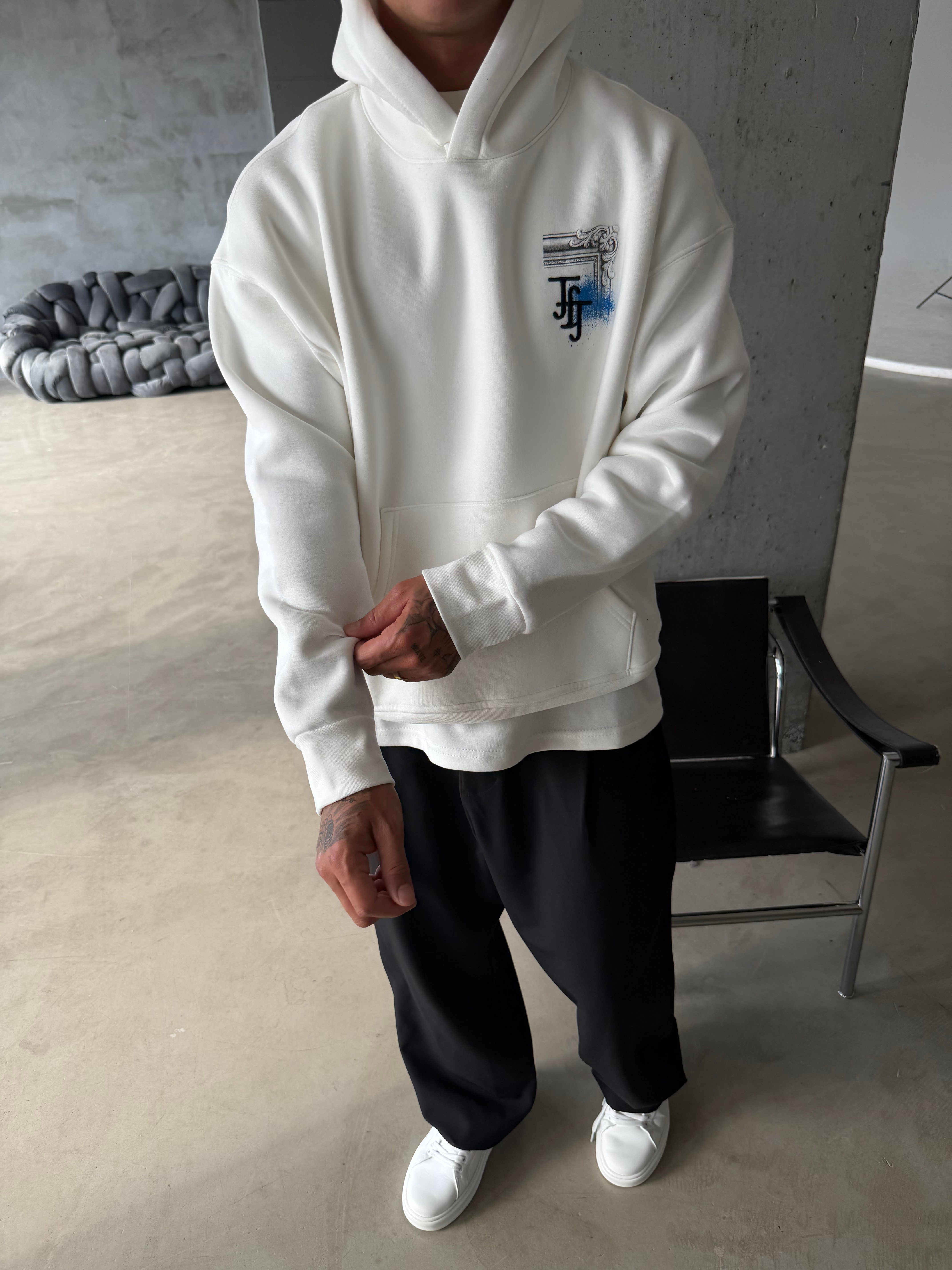 Loyalty Table Sırt Baskılı Oversize Hoodie