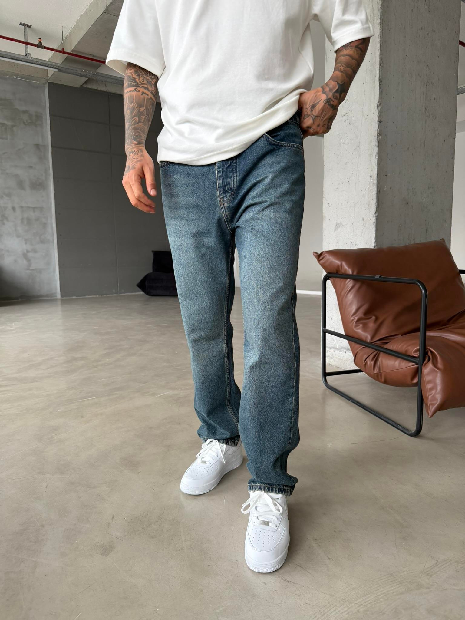 Lüks Baggy Kesim Pantolon - Y.Mavi