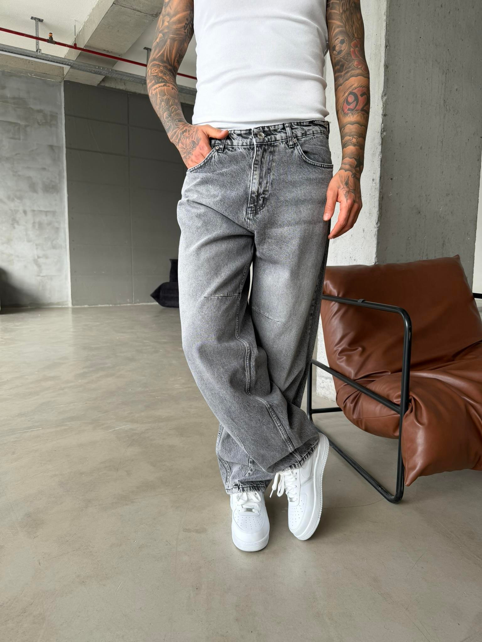 Majestic Baggy Pantolon - Gri