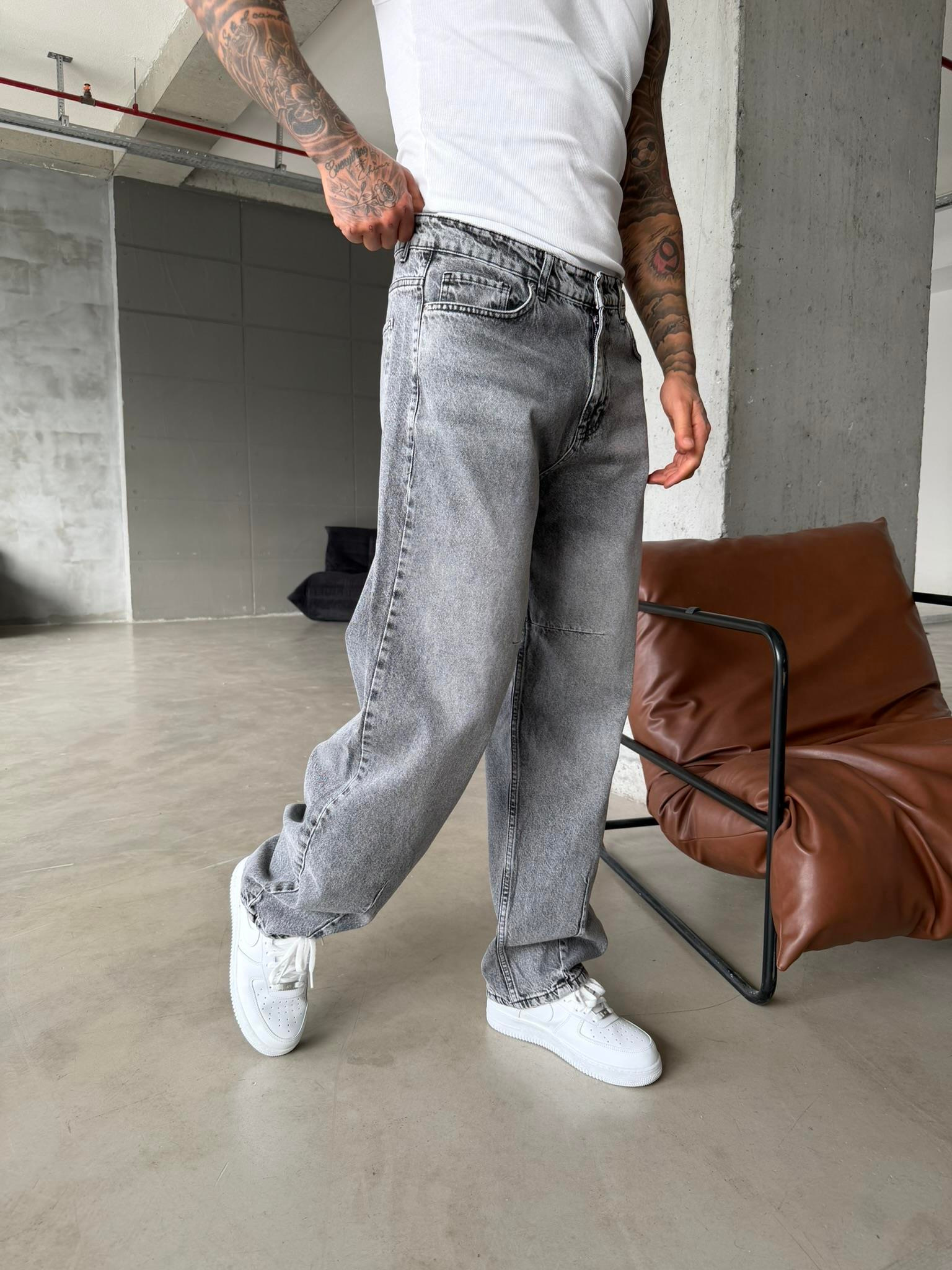 Majestic Baggy Pantolon - Gri