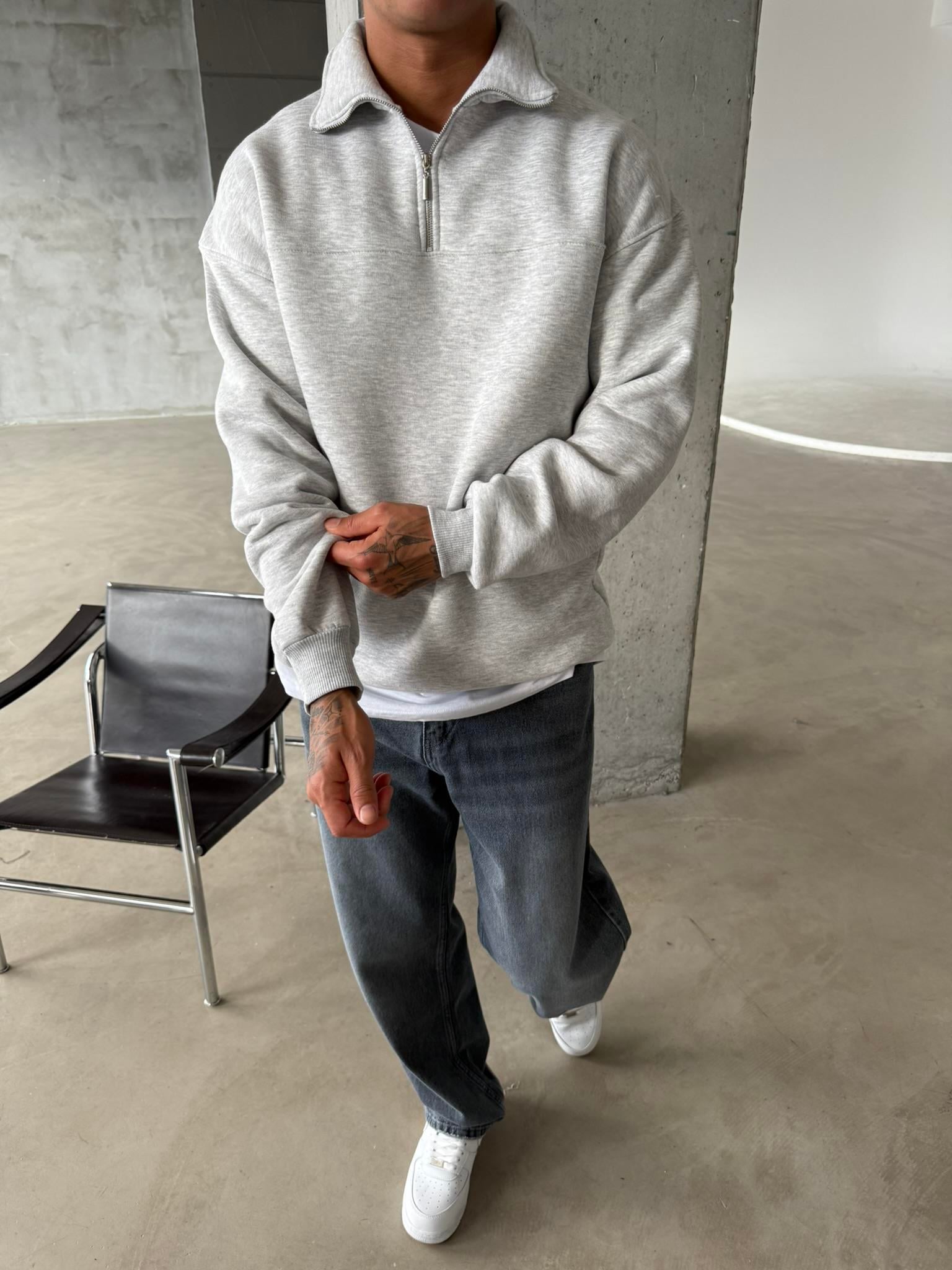 Minimal Basic Half Zip - Karmelanj