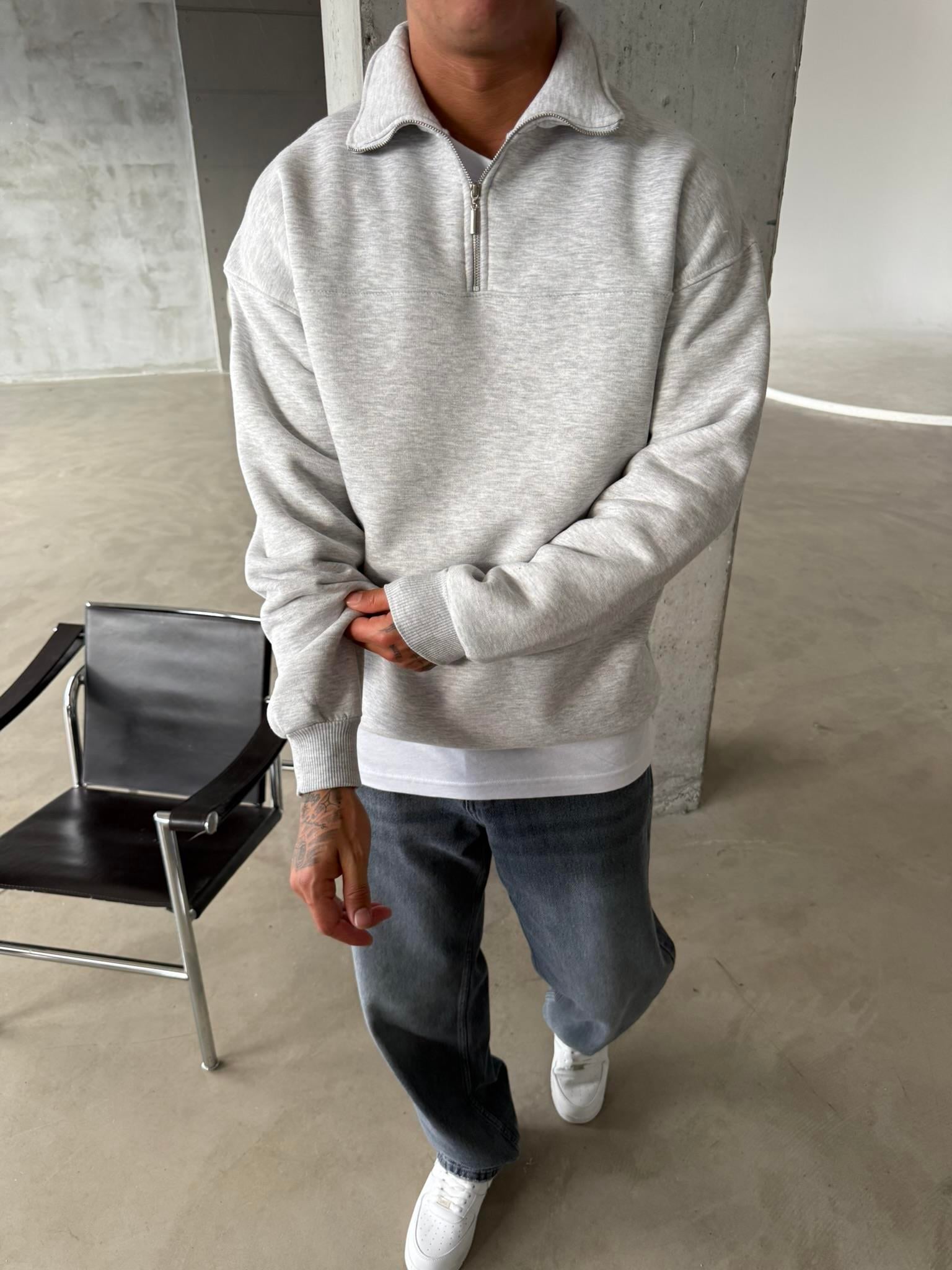Minimal Basic Half Zip - Karmelanj
