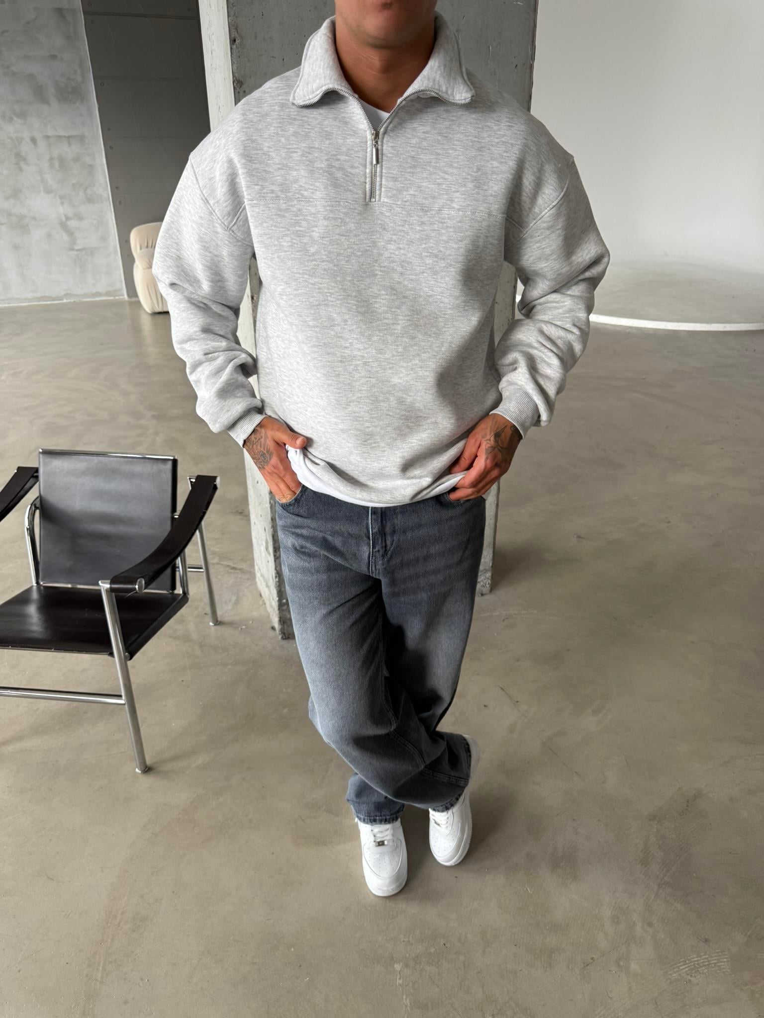 Minimal Basic Half Zip - Karmelanj