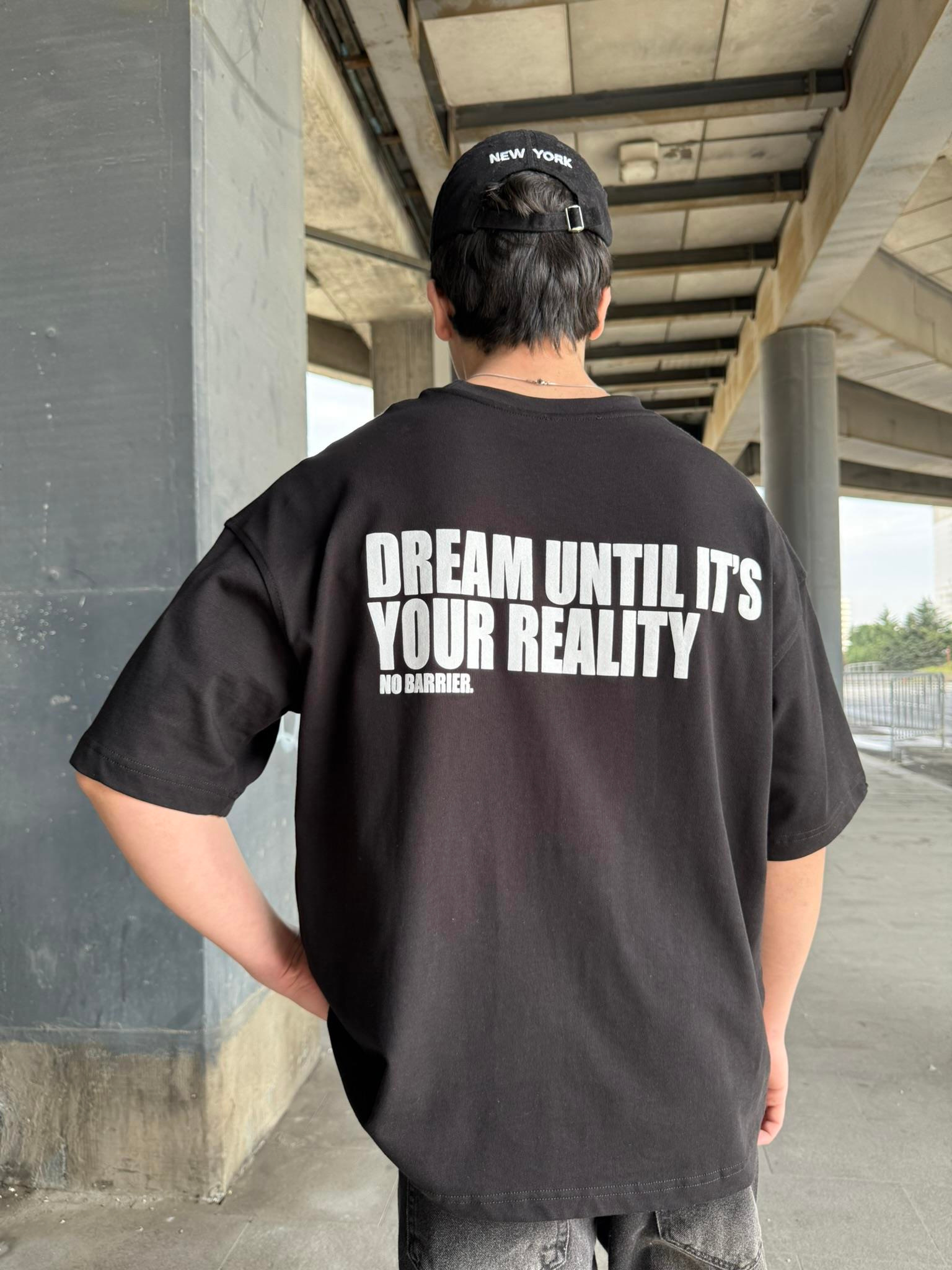 No Barier Oversize T-Shirt - Siyah