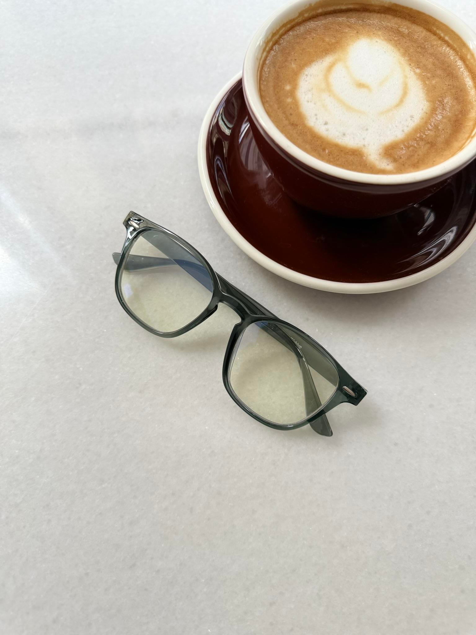 Olive Vision Yeşil Çerçeveli Şeffaf CamGözlük - Yeşil