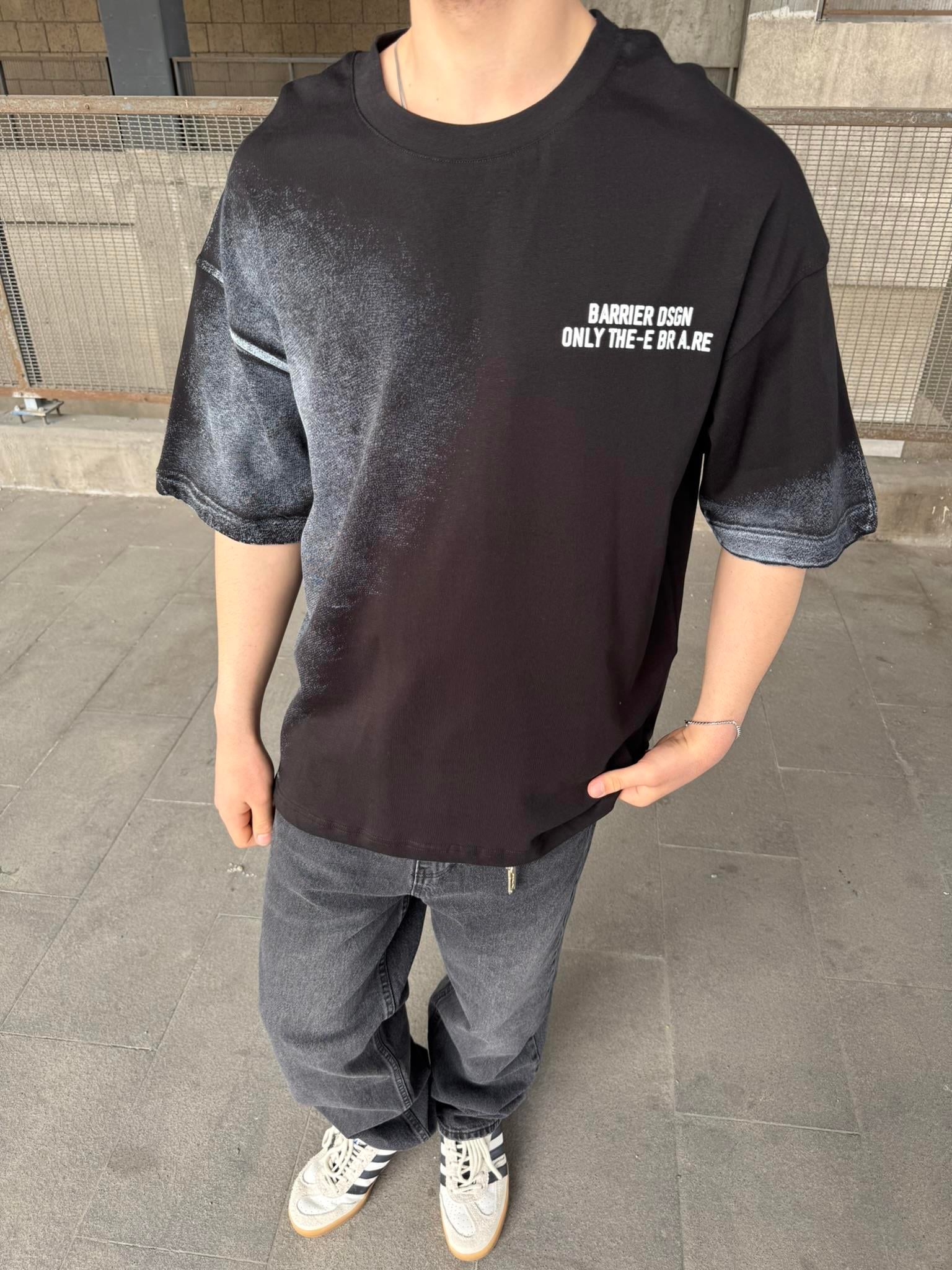 Only The Barier Speryli Oversize - T-Shirt - Siyah