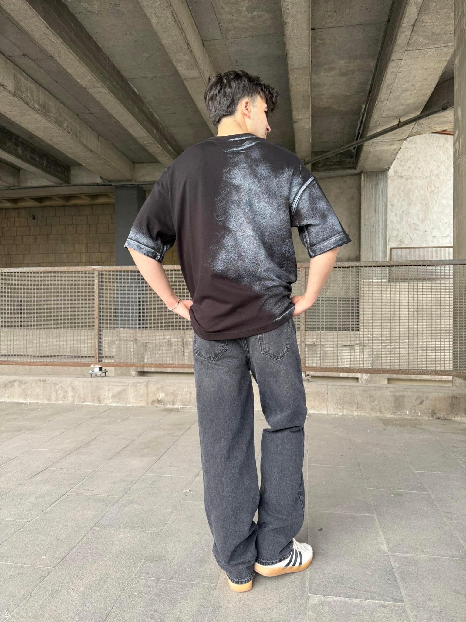 Only The Barier Speryli Oversize - T-Shirt - Siyah