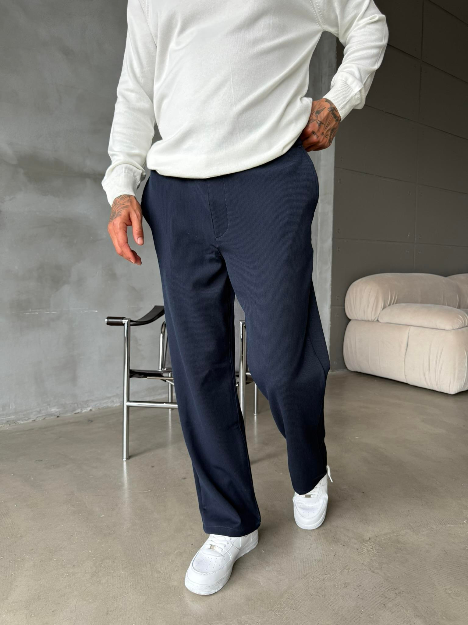 Ottoman Kumaş Pantolon - Lacivert